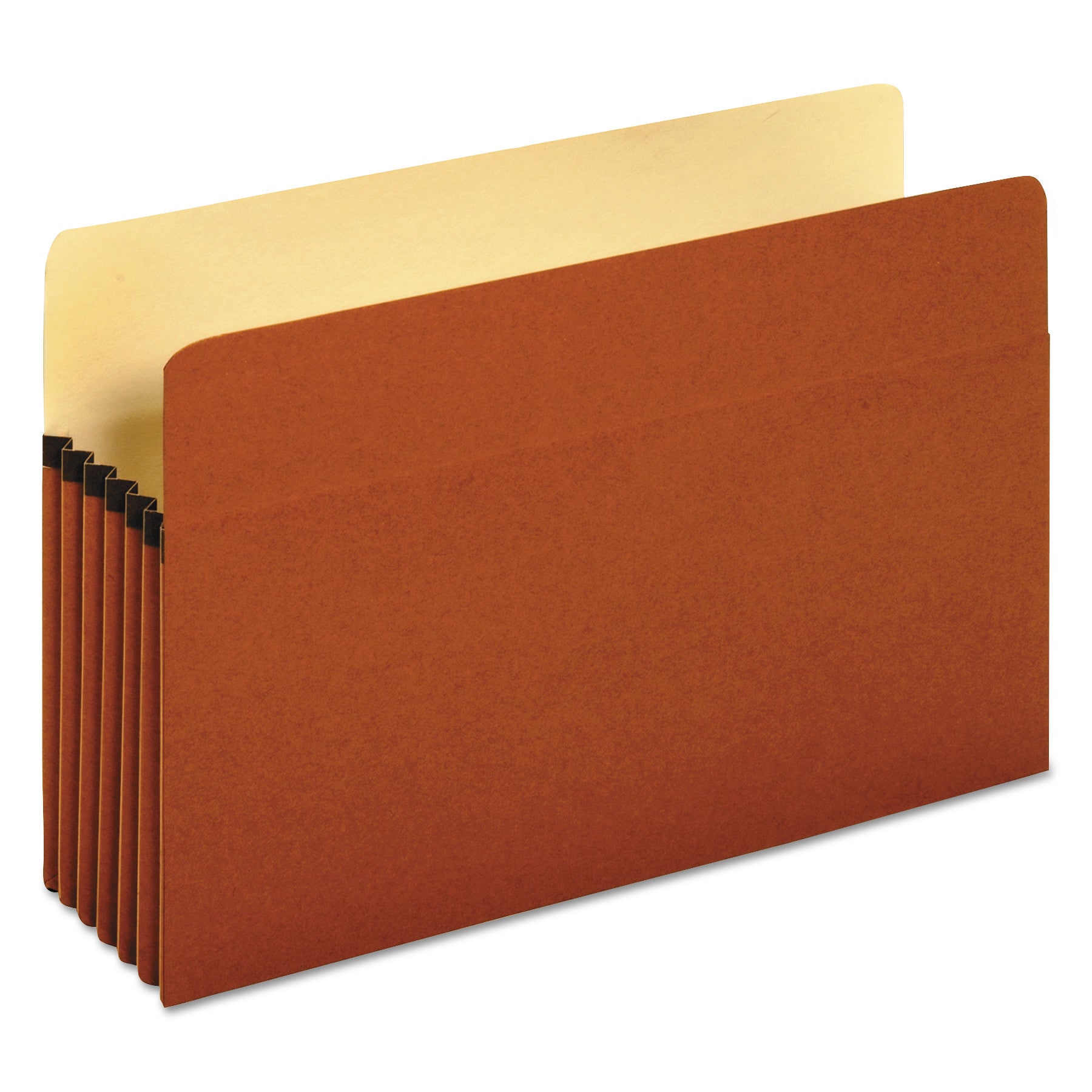 Universal® Redrope Expanding File Pockets, 5.25" Expansion, Legal Size, Redrope, 10/Box