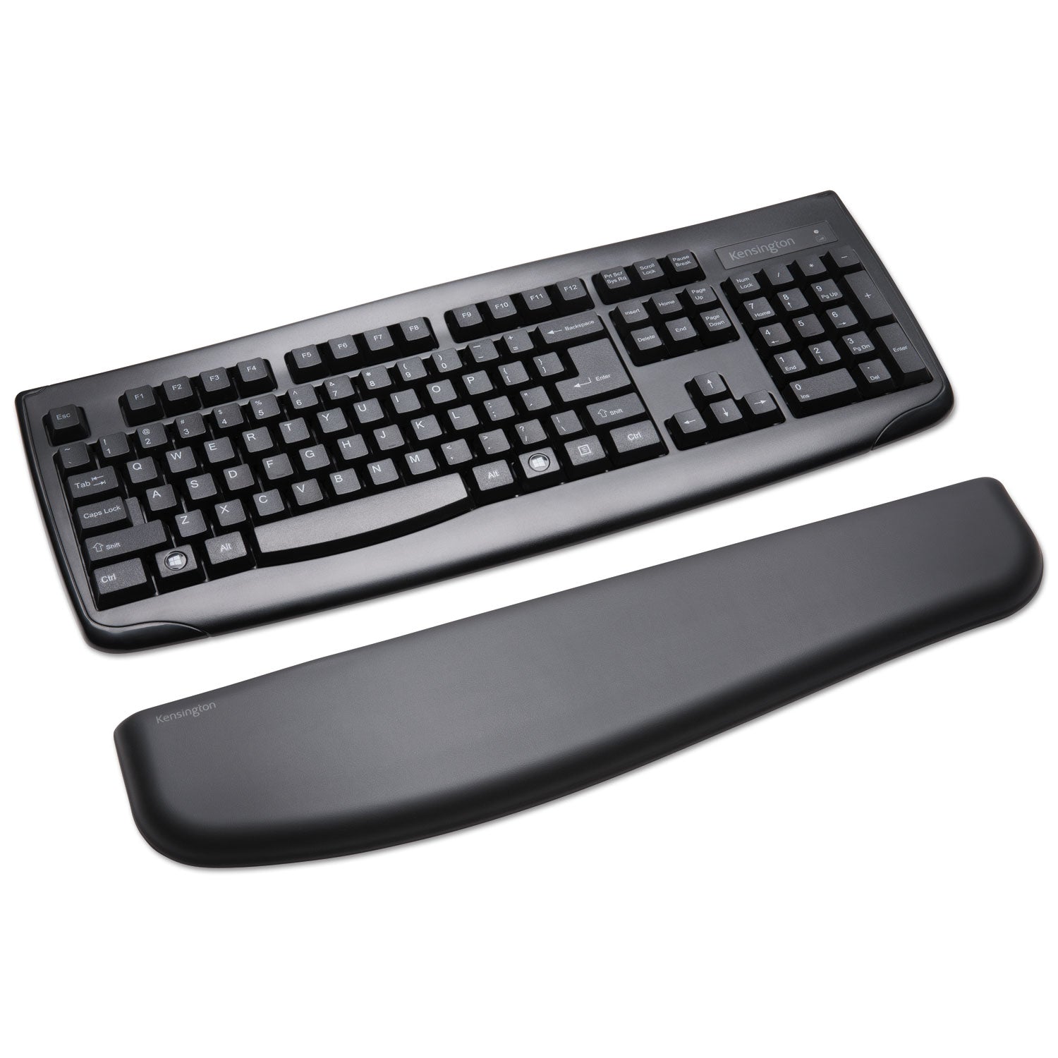 Kensington® ErgoSoft Wrist Rest for Standard Keyboards, 22.7 x 5.1, Black