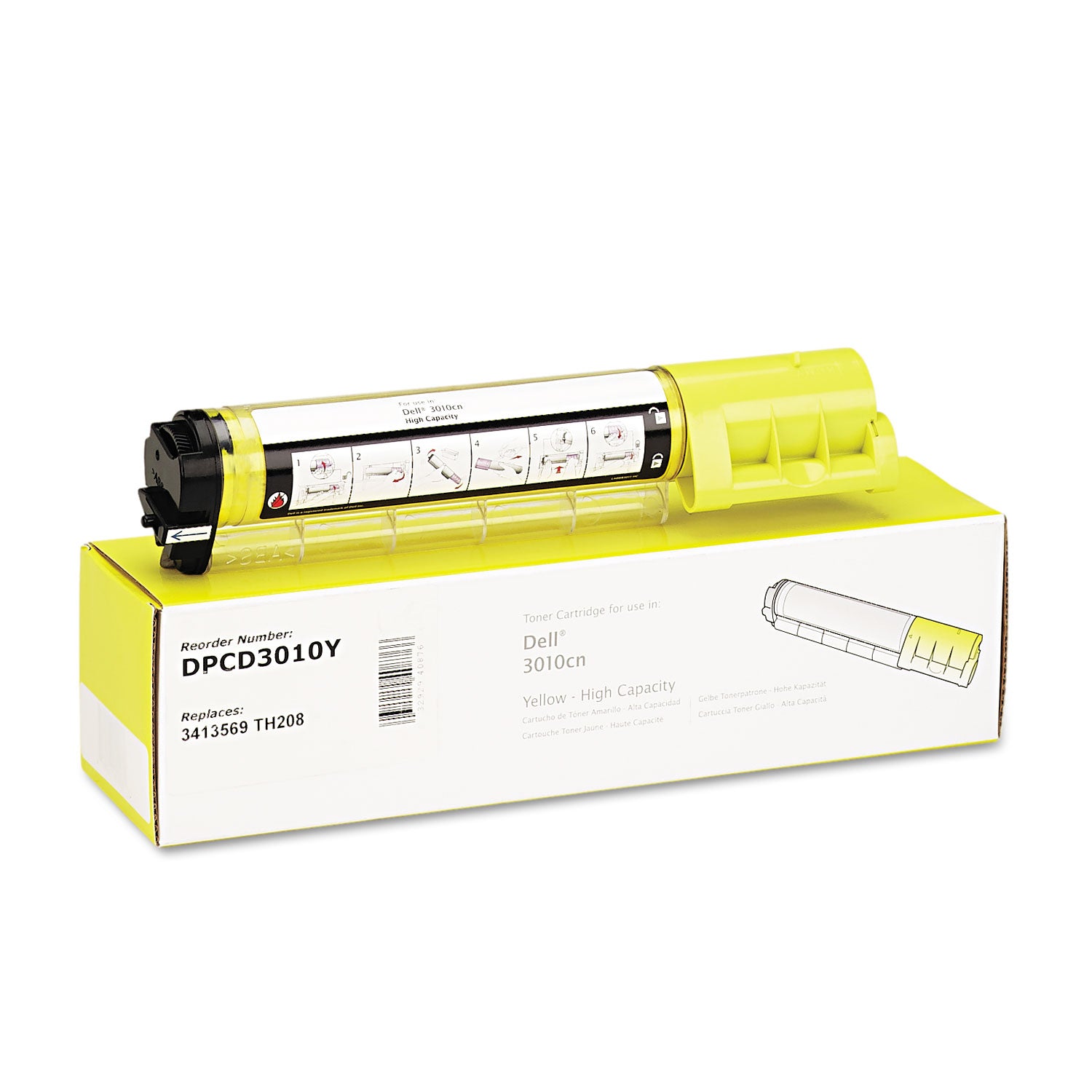 Dataproducts® Compatible 341-3569 High-Yield Toner, 4,000 Page-Yield, Yellow