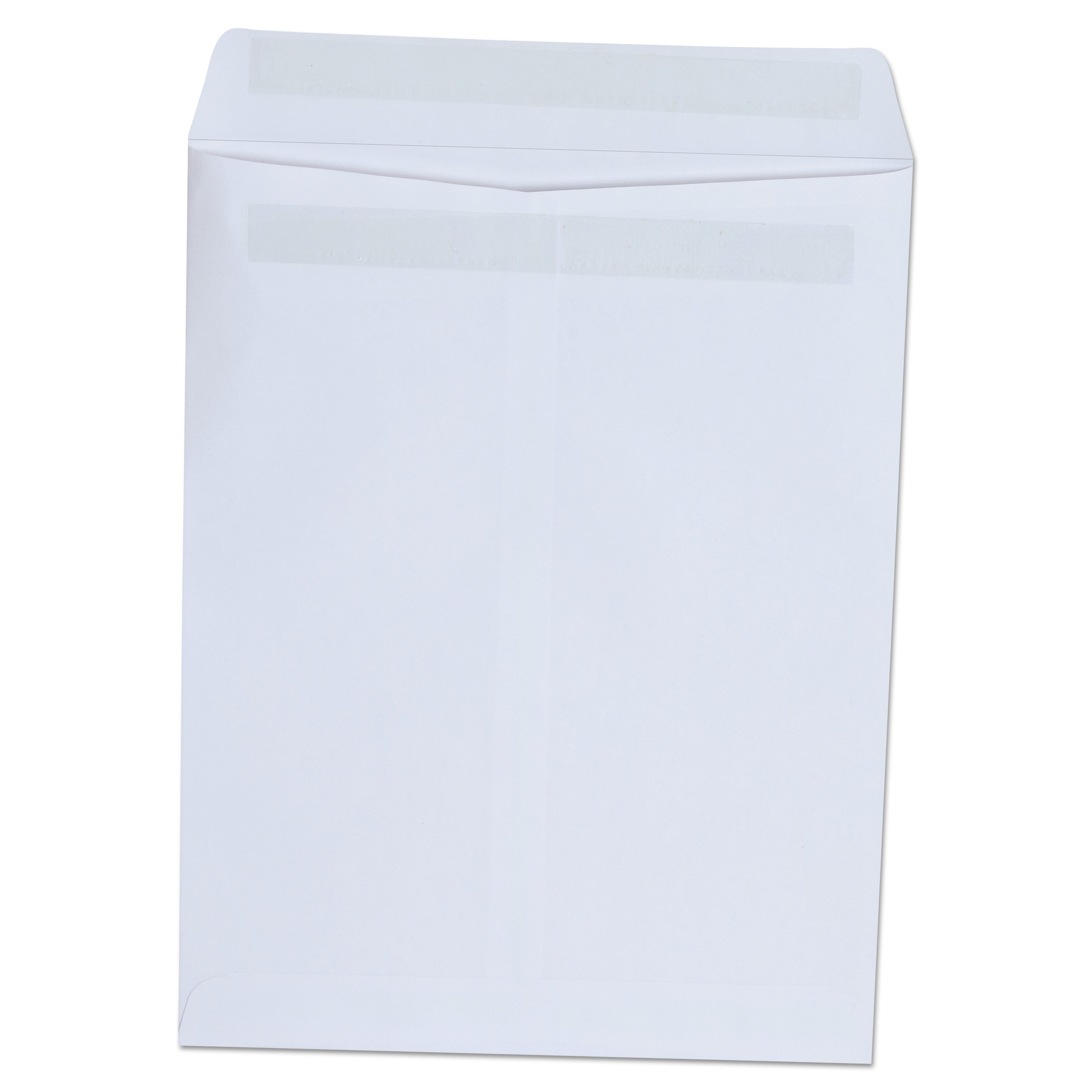 Self-Stick Open End Catalog Envelope, #10 1/2, Square Flap, Self-Adhesive Closure, 9 x 12, White, 100/Box