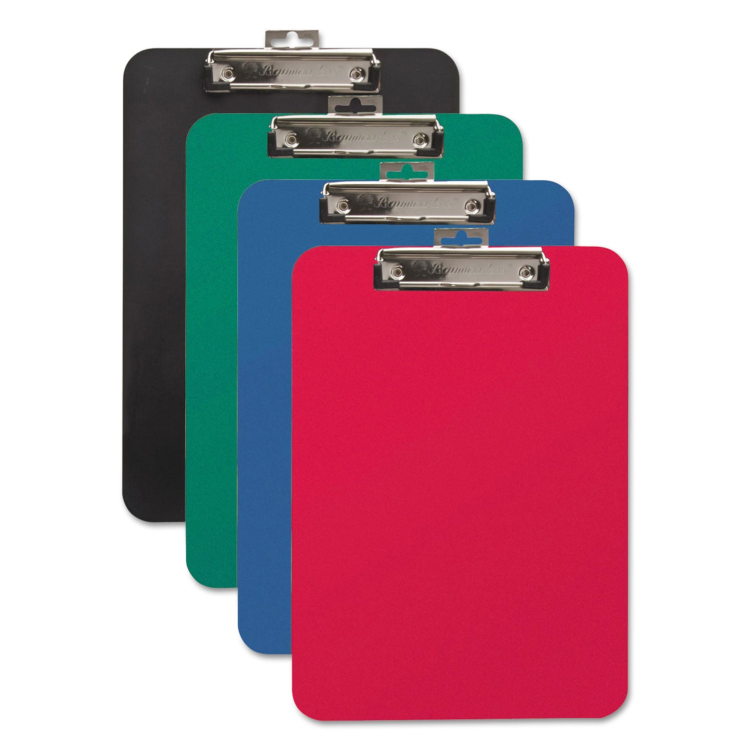 Mobile OPS® Unbreakable Recycled Clipboard, 0.25" Clip Capacity, Holds 8.5 x 11 Sheets, Green