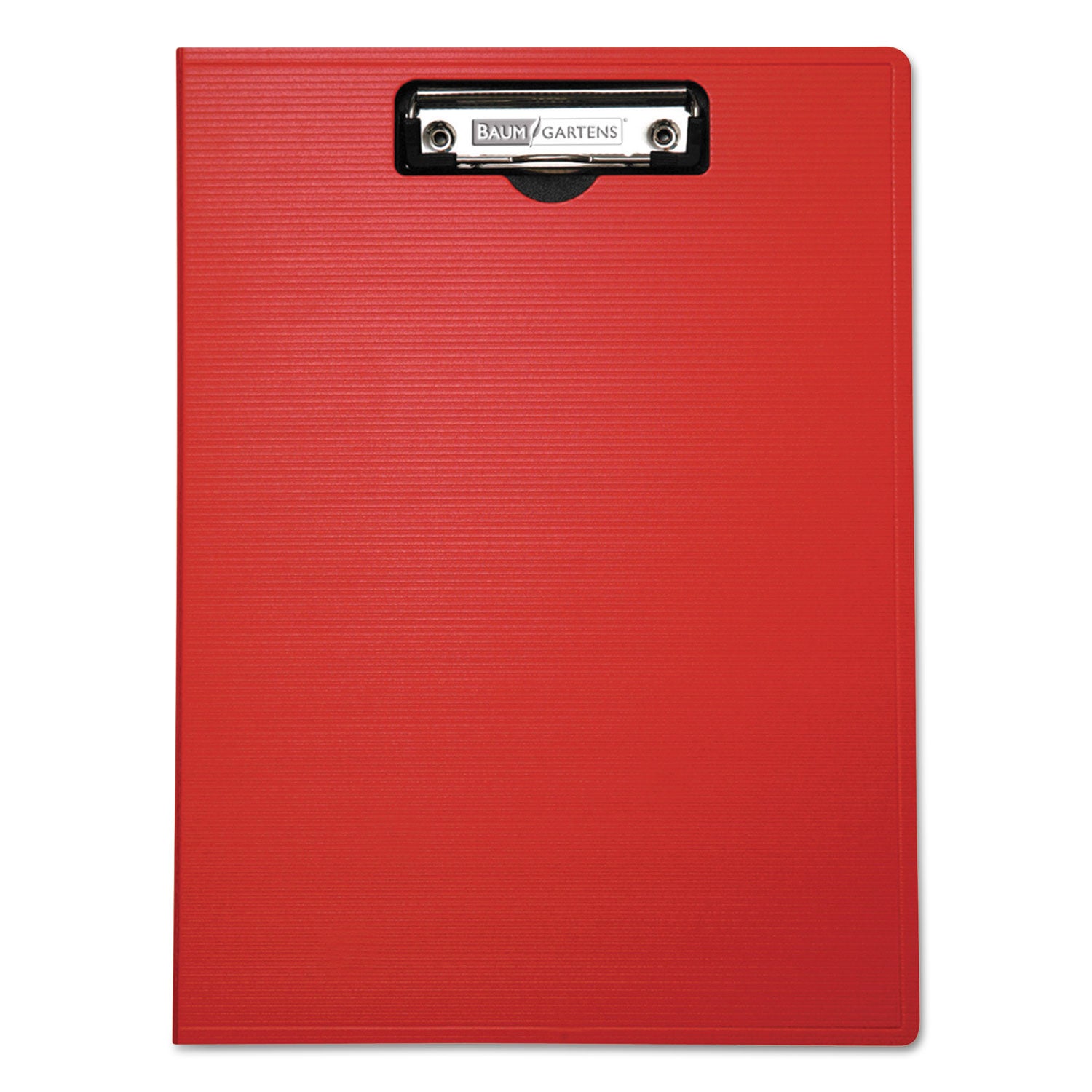 Mobile OPS® Portfolio Clipboard with Low-Profile Clip, Portrait Orientation, 0.5" Clip Capacity, Holds 8.5 x 11 Sheets, Red