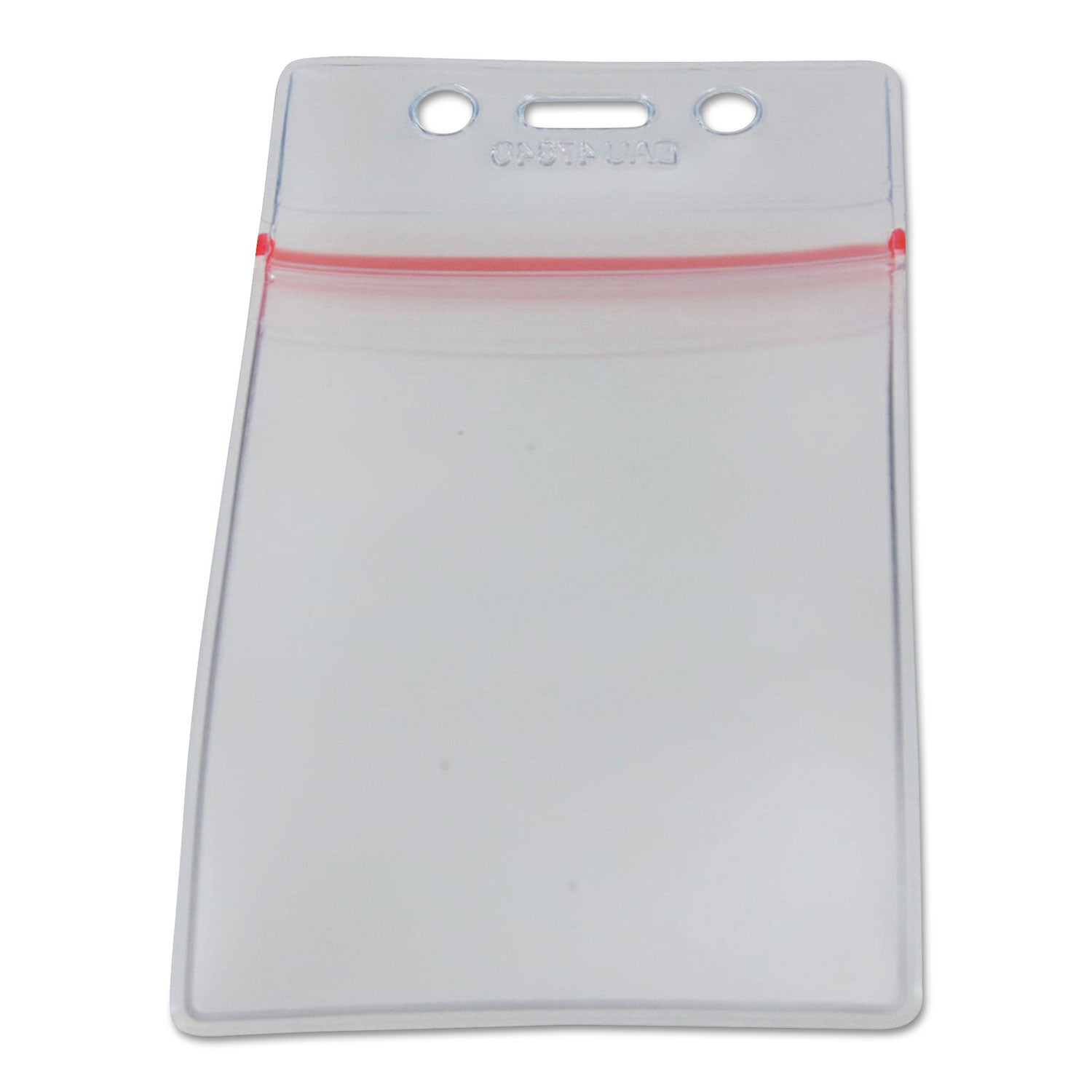 SICURIX® Sealable Cardholder, Vertical, 2.62 x 3.75, Clear, 50/Pack