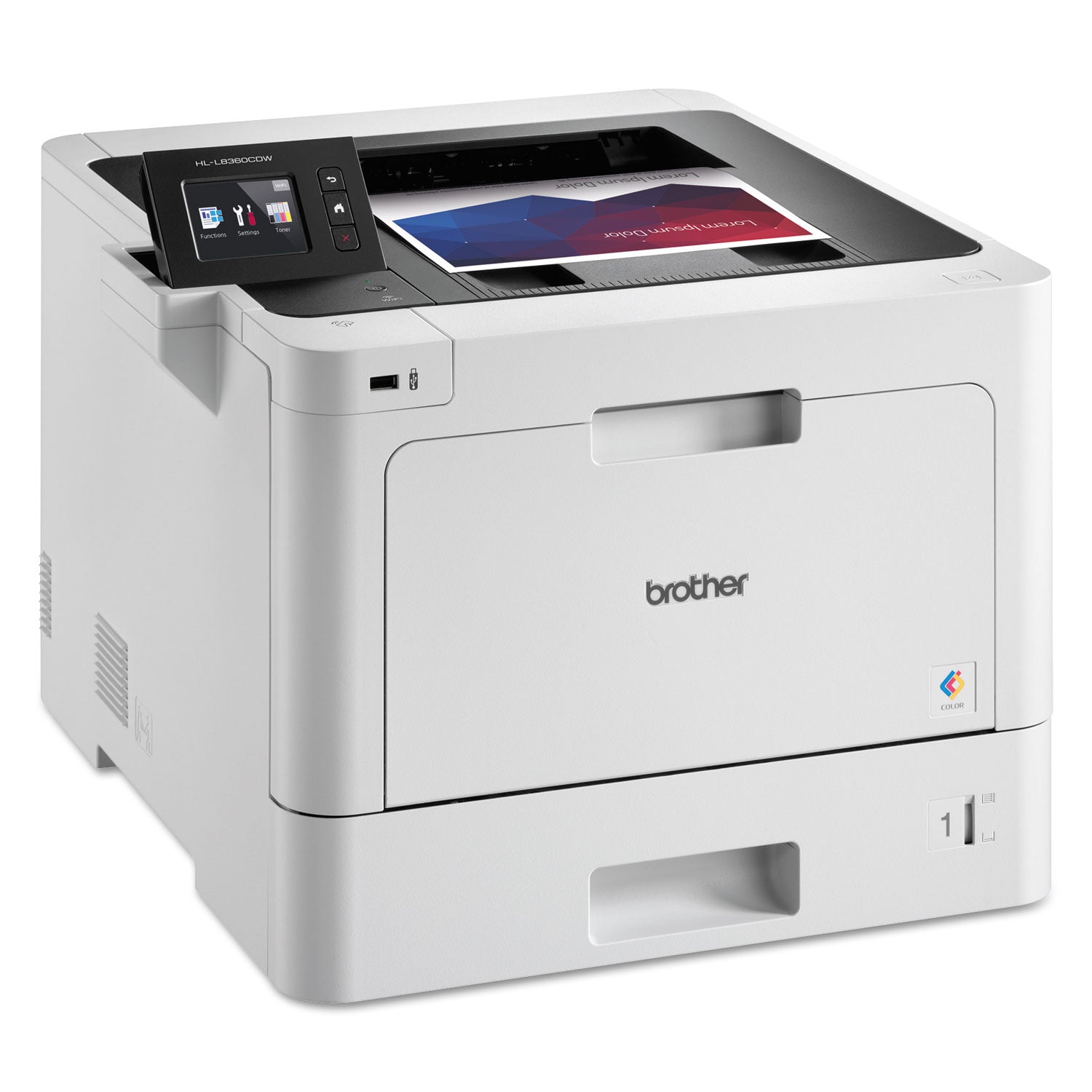 Brother HLL8360CDW Business Color Laser Printer with Duplex Printing and Wireless Networking