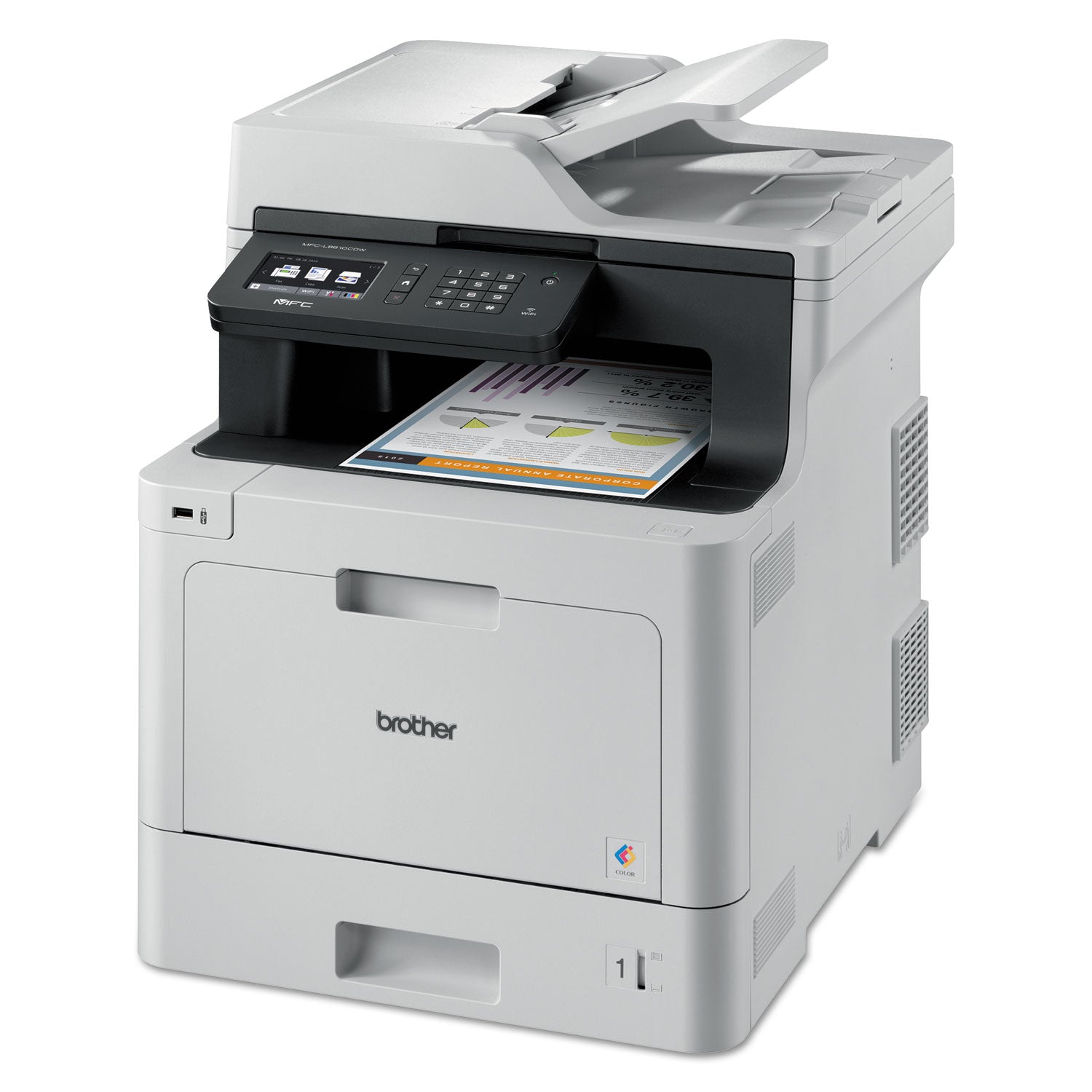 MFCL8610CDW Business Color Laser All-in-One Printer with Duplex Printing and Wireless Networking Brother Flipcost