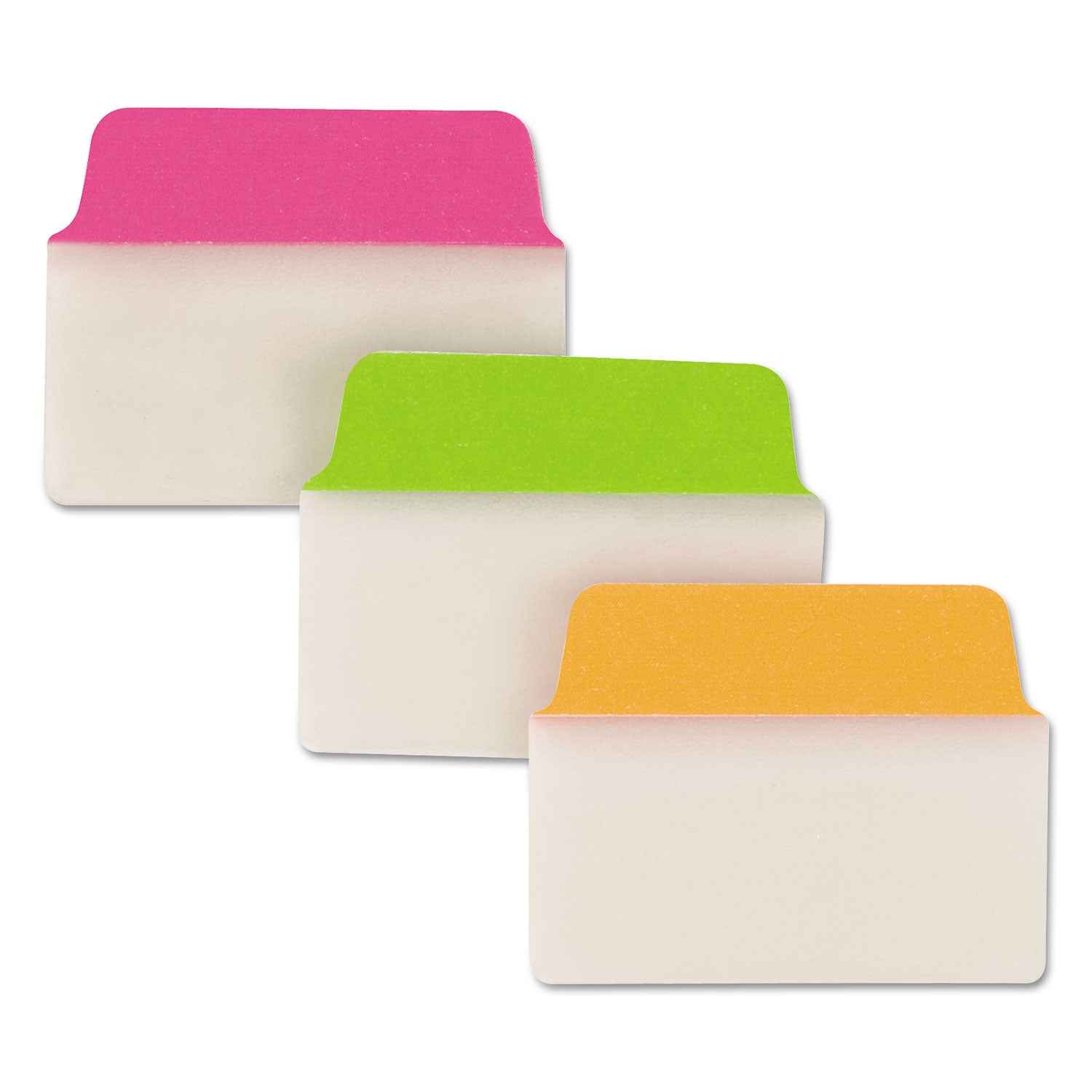 Avery® Ultra Tabs Repositionable Tabs, Standard: 2" x 1.5", 1/5-Cut, Assorted Neon Colors, 24/Pack