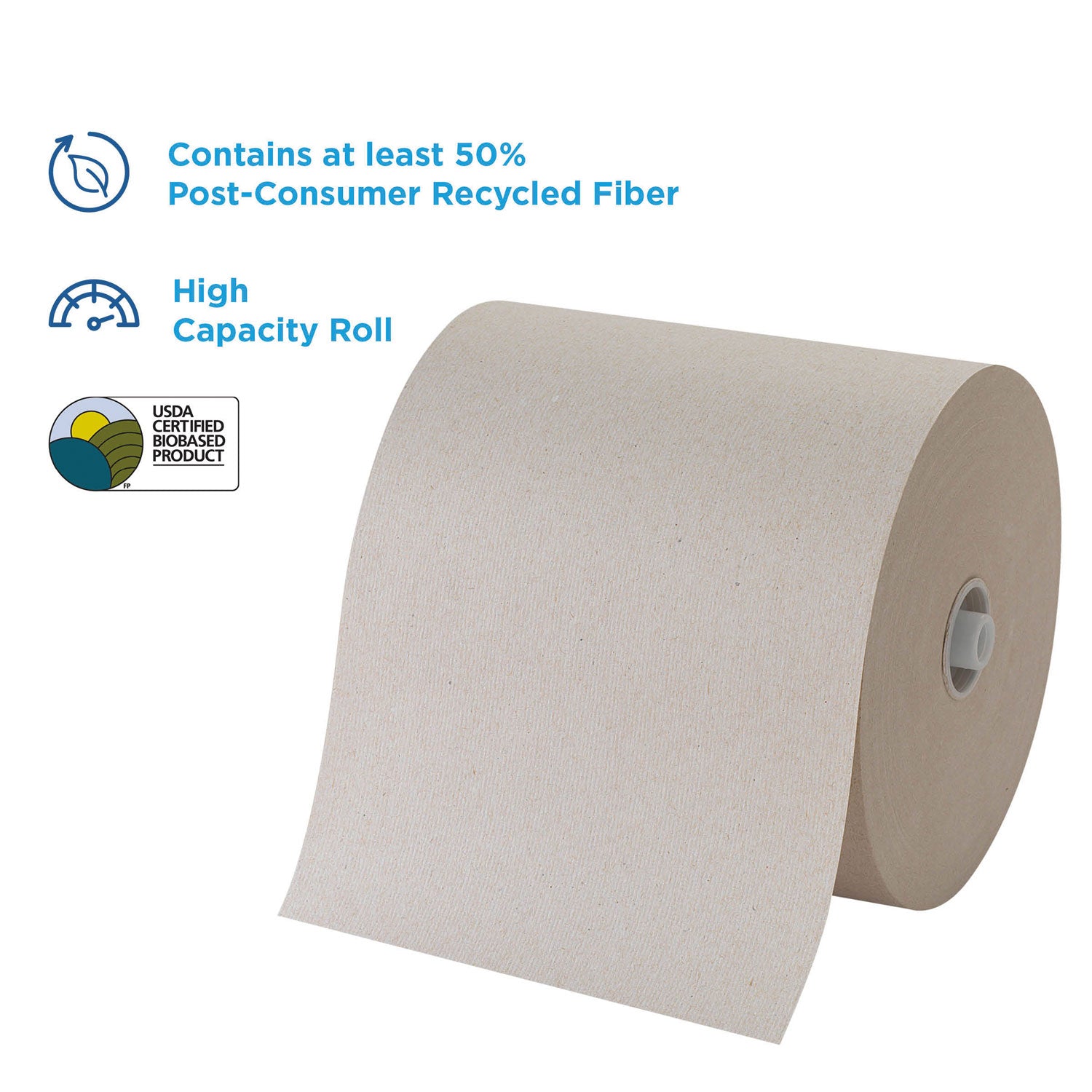 Georgia Pacific® Professional Pacific Blue Ultra Paper Towels, 1-Ply, 7.87" x 1,150 ft, Natural, 6 Rolls/Carton