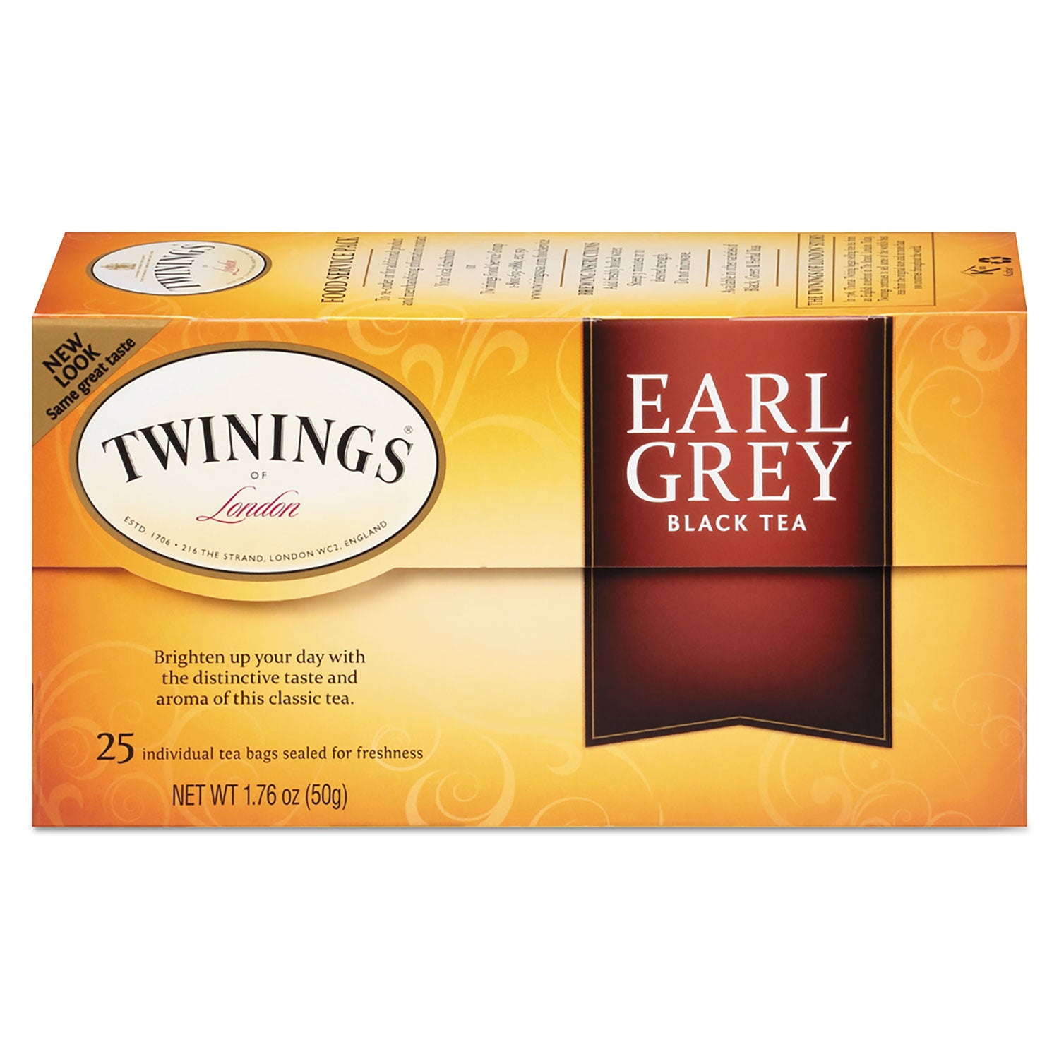 Tea Bags, Earl Grey, 1.76 oz, 25/Box TWININGS® Flipcost