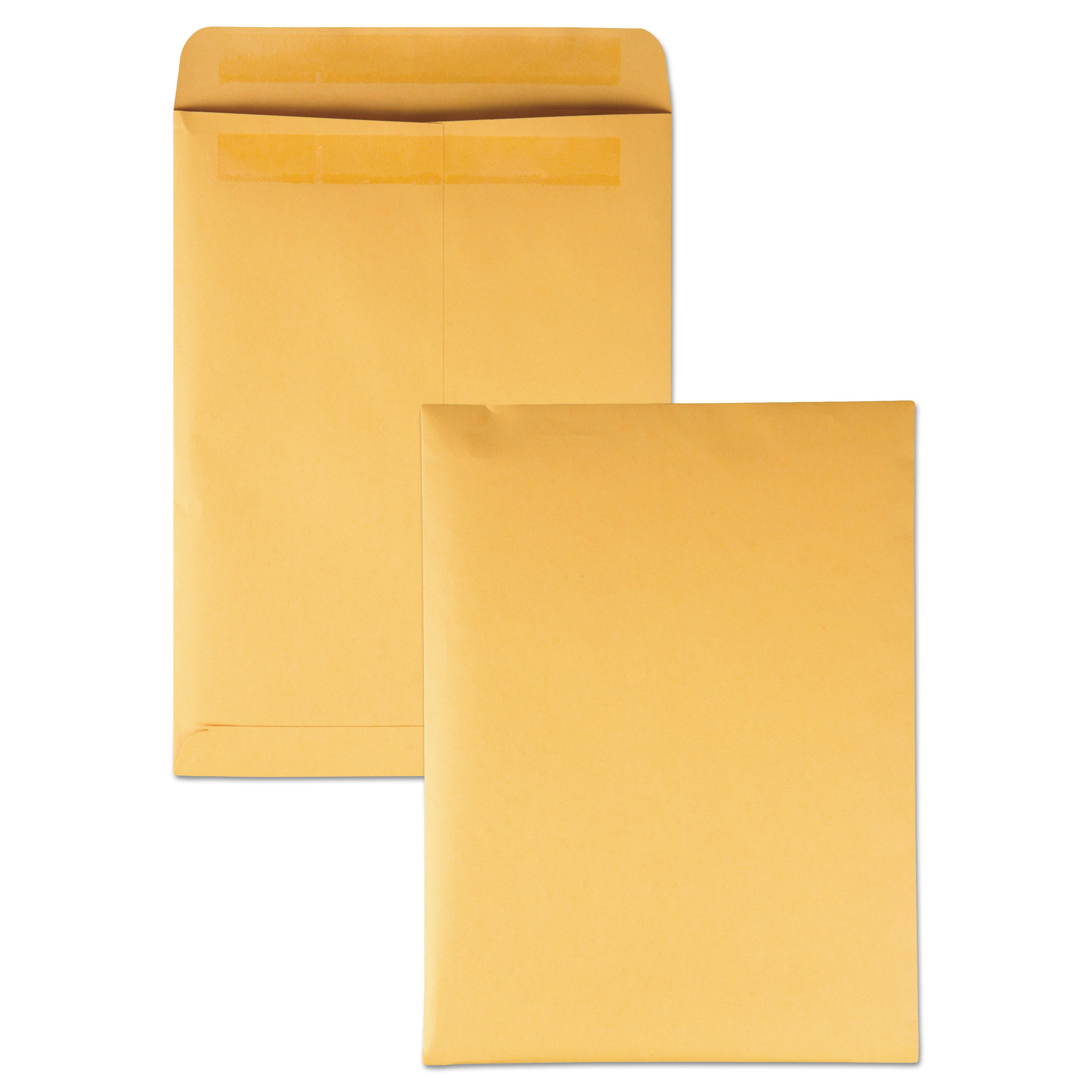 Redi-Seal Catalog Envelope, #10 1/2, Cheese Blade Flap, Redi-Seal Adhesive Closure, 9 x 12, Brown Kraft, 250/Box