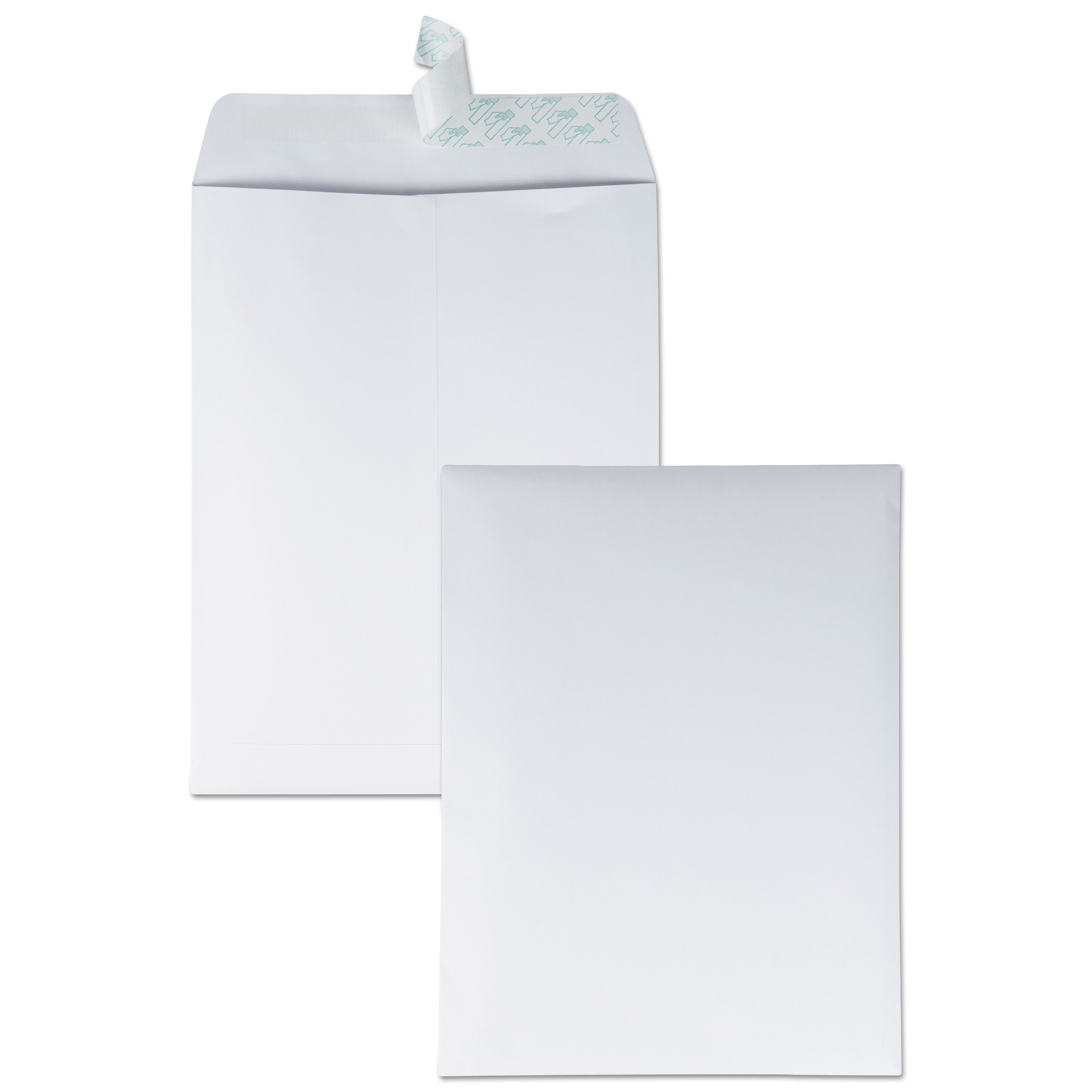 Redi-Strip Catalog Envelope, #12 1/2, Cheese Blade Flap, Redi-Strip Adhesive Closure, 9.5 x 12.5, White, 100/Box