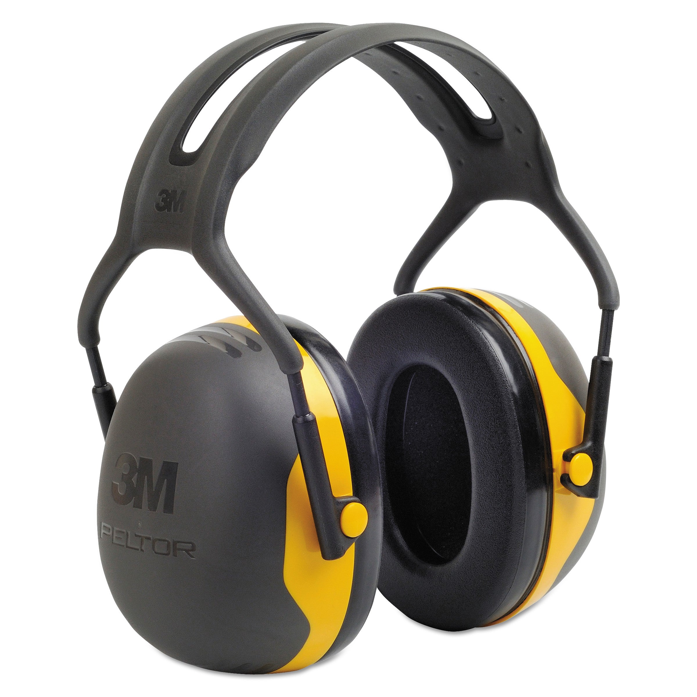 PELTOR X2 Earmuffs, 24 dB NRR, Yellow/Black