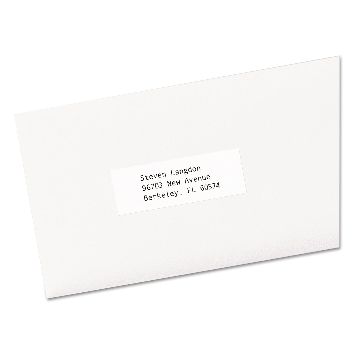 Copier Mailing Labels, Copiers, 1 x 2.81, White, 33/Sheet, 500 Sheets/Box