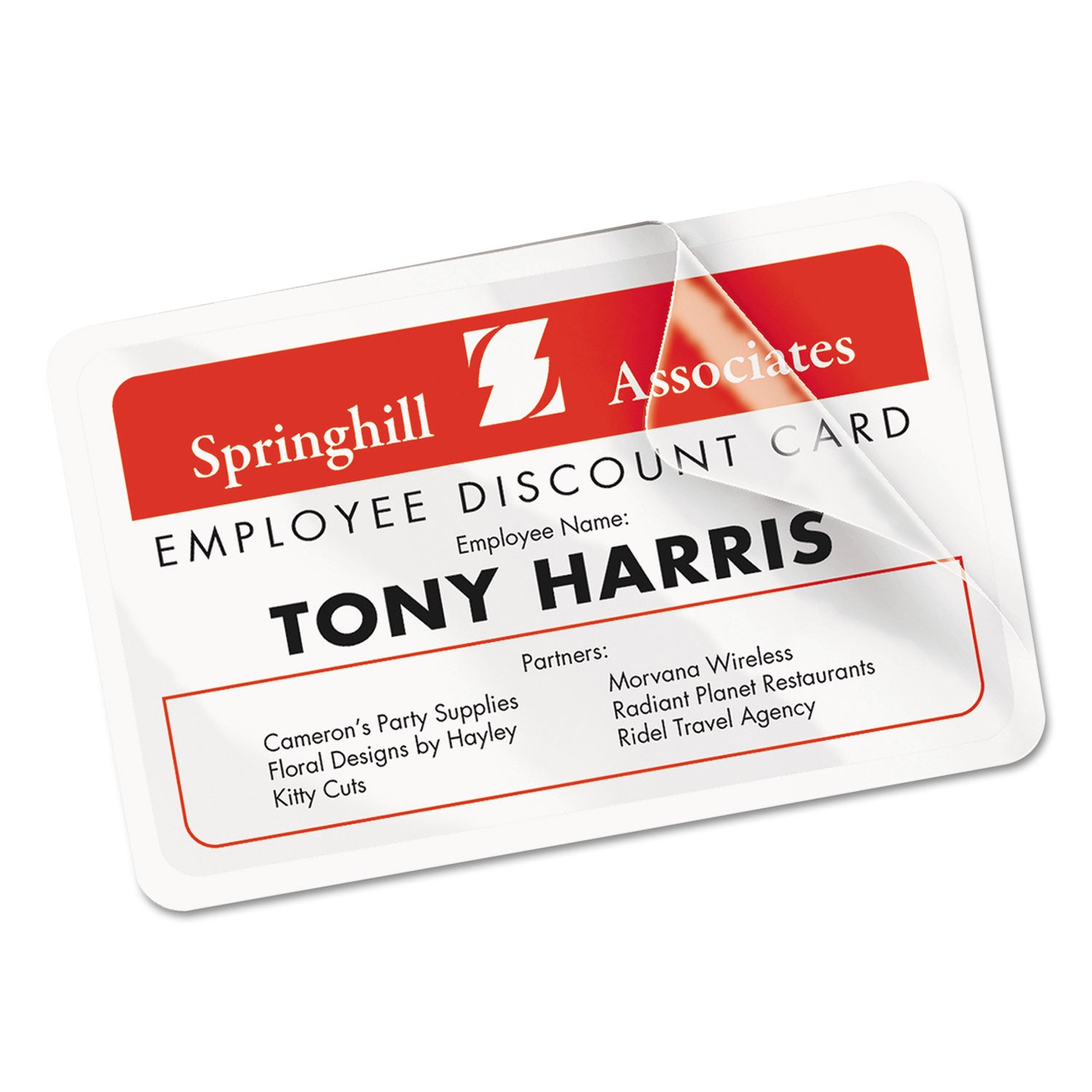 Avery® Laminated Laser/Inkjet ID Cards, 2 1/4 x 3 1/2, White, 30/Box