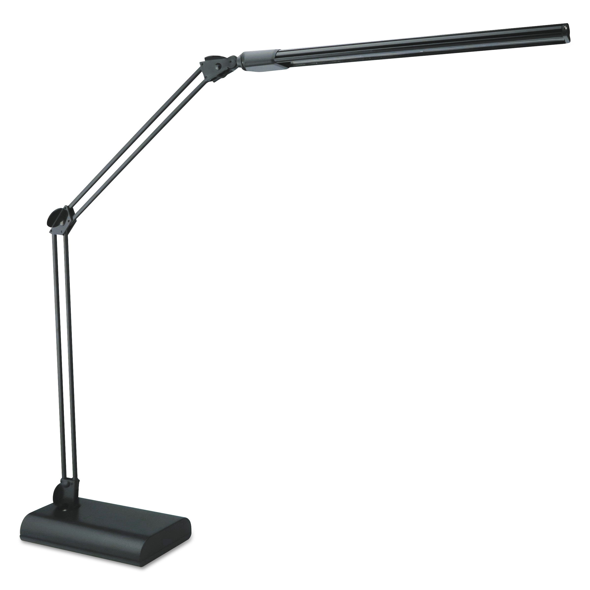 Adjustable LED Desk Lamp, 3.25w x 6d x 21.5h, Black