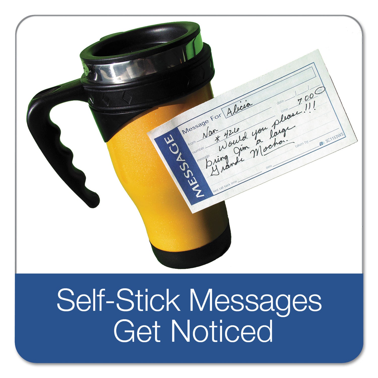 Adams® Write 'n Stick Phone Message Book, Two-Part Carbonless, 4.75 x 2.75, 4 Forms/Sheet, 200 Forms Total