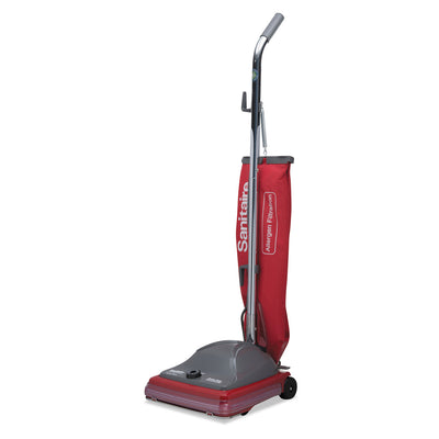 TRADITION Upright Vacuum SC688A, 12" Cleaning Path, Gray/Red Flipcost Flipcost