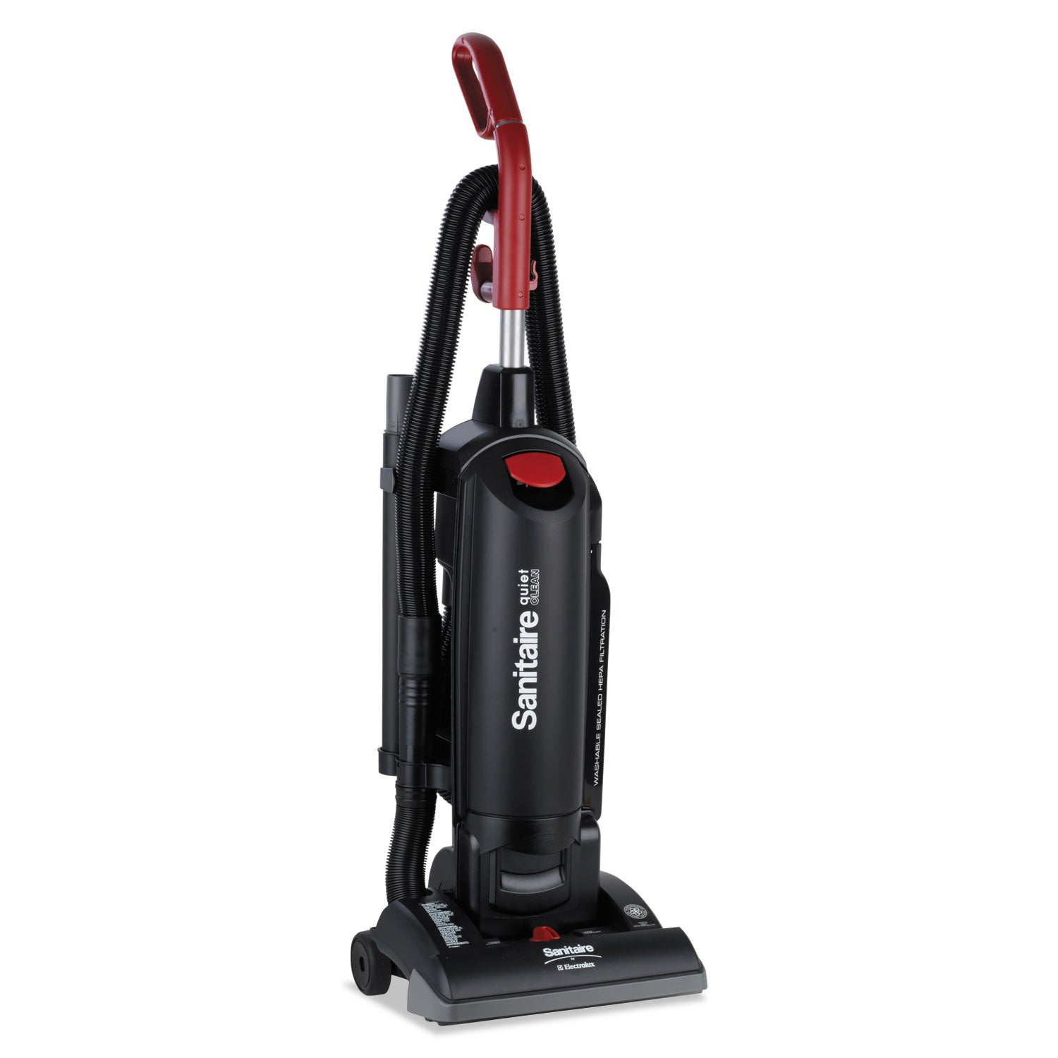 Sanitaire® FORCE QuietClean Upright Vacuum SC5713D, 13" Cleaning Path, Black