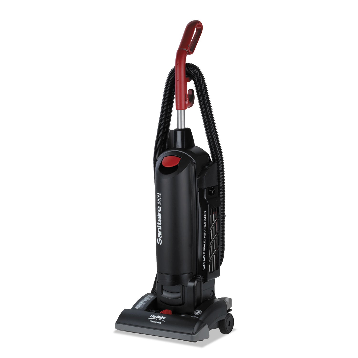 Sanitaire® FORCE QuietClean Upright Vacuum SC5713D, 13" Cleaning Path, Black