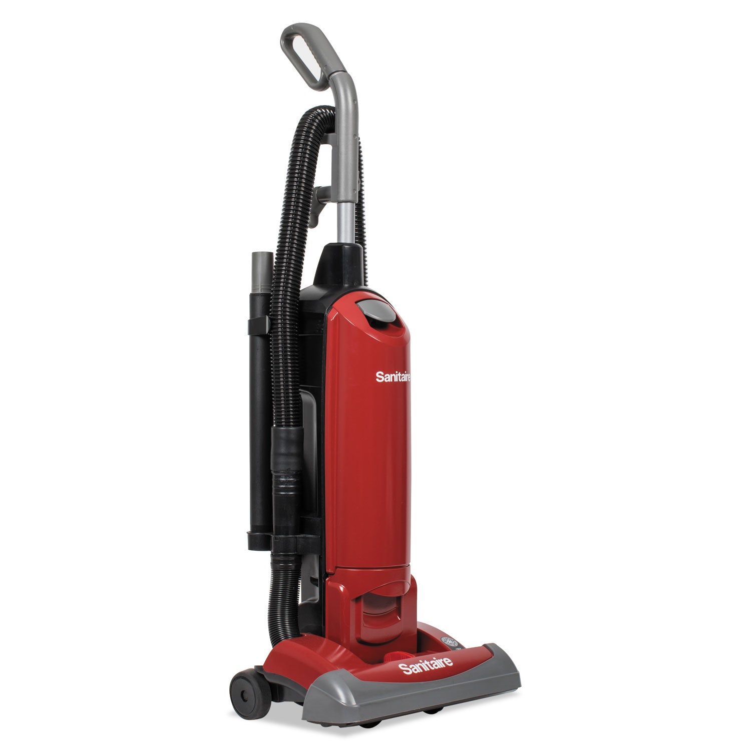 Sanitaire® FORCE QuietClean Upright Vacuum SC5815D, 15" Cleaning Path, Red