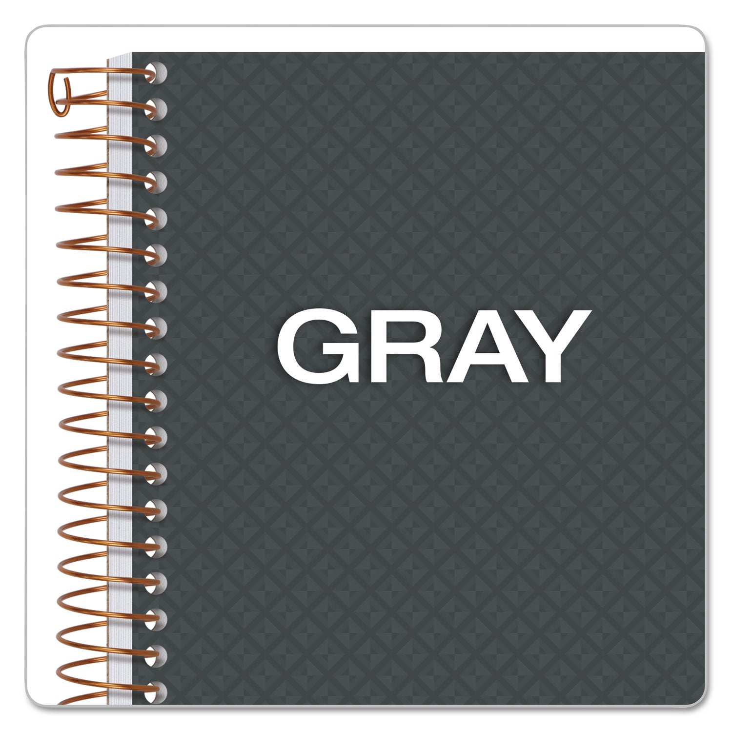 Ampad® Gold Fibre Personal Notebooks, 1-Subject, Medium/College Rule, Designer Gray Cover, (100) 7 x 5 Sheets