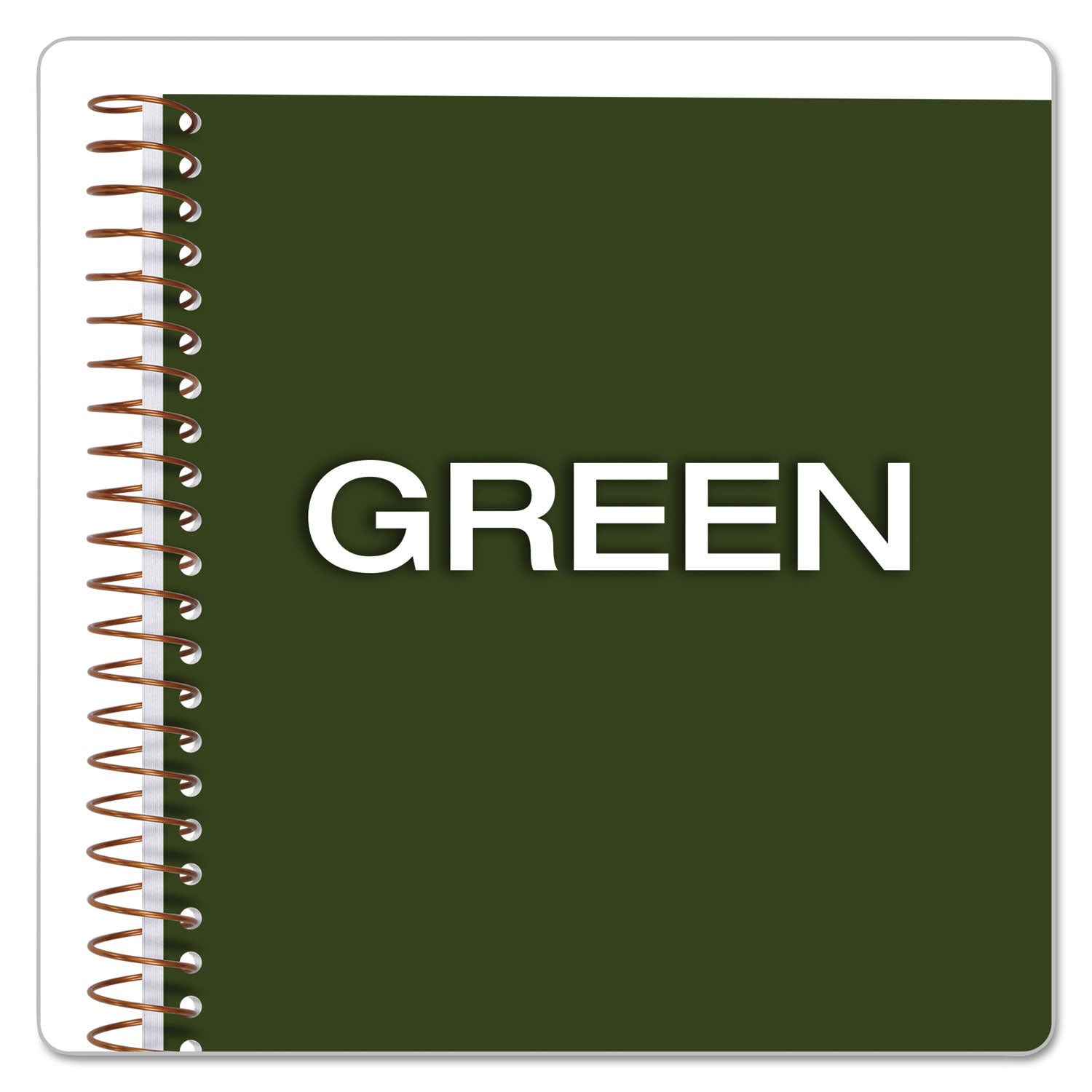 Ampad® Gold Fibre Wirebound Project Notes Book, 1-Subject, Project-Management Format, Green Cover, (84) 9.5 x 7.25 Sheets