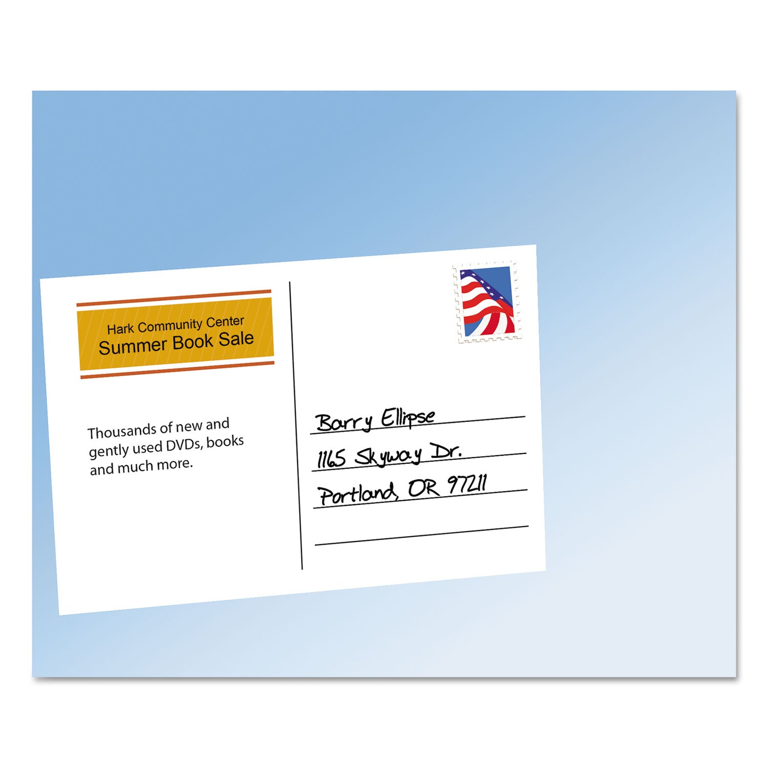 Avery® Printable Postcards, Laser, 80 lb, 4 x 6, Uncoated White, 100 Cards, 2/Cards/Sheet, 50 Sheets/Box