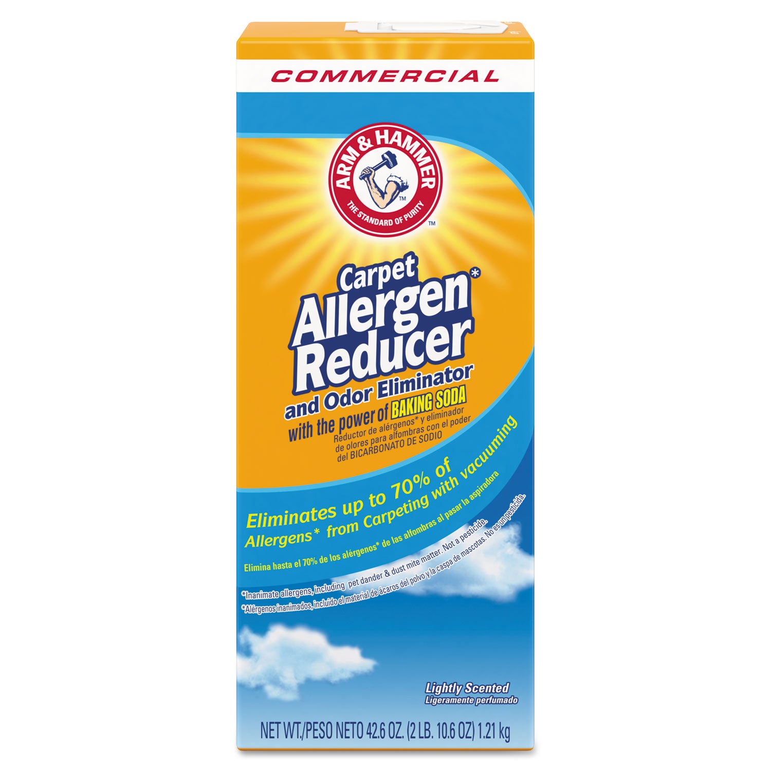 Carpet and Room Allergen Reducer and Odor Eliminator, 42.6 oz Shaker Box