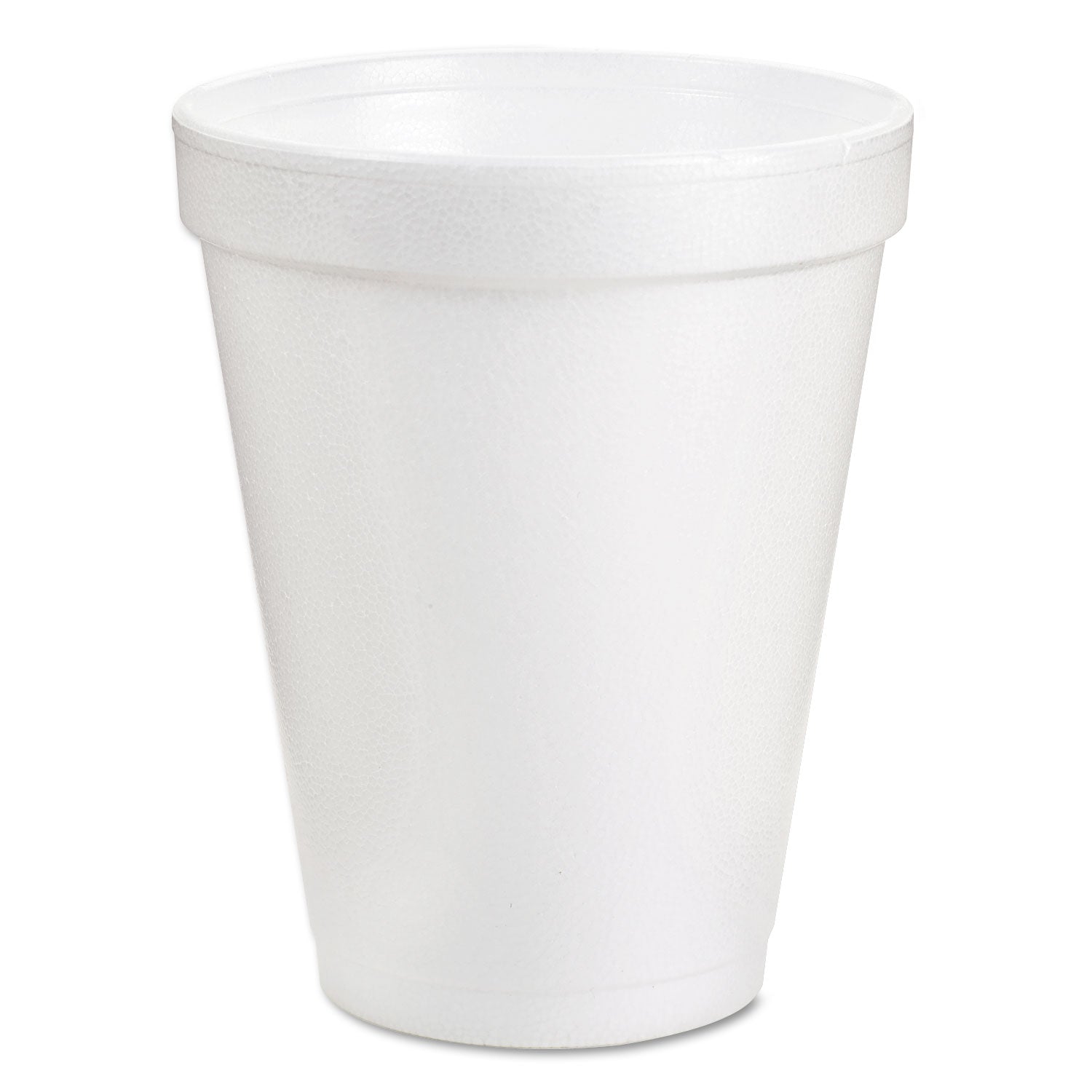 Foam Drink Cups, 6 oz, White, 25/Bag, 40 Bags/Carton