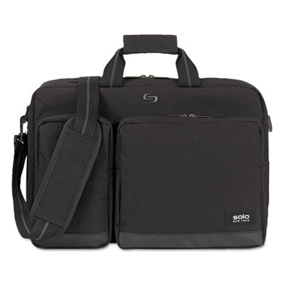 Urban Hybrid Briefcase, Fits Devices Up to 15.6", Polyester, 5 x 17.25 x 17.24, Black Flipcost Flipcost