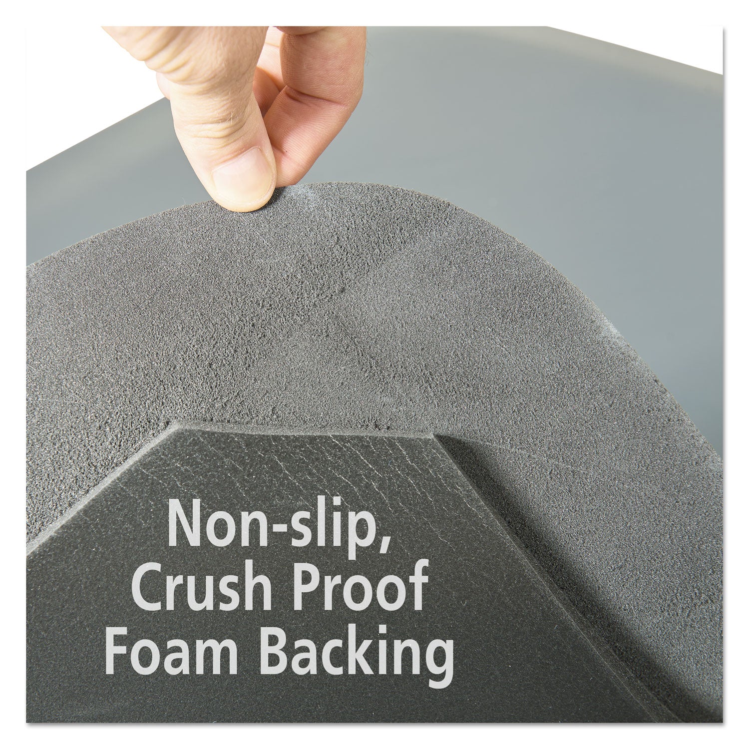 Guardian Pro Top Anti-Fatigue Mat, PVC Foam/Solid PVC, 24 x 36, Gray