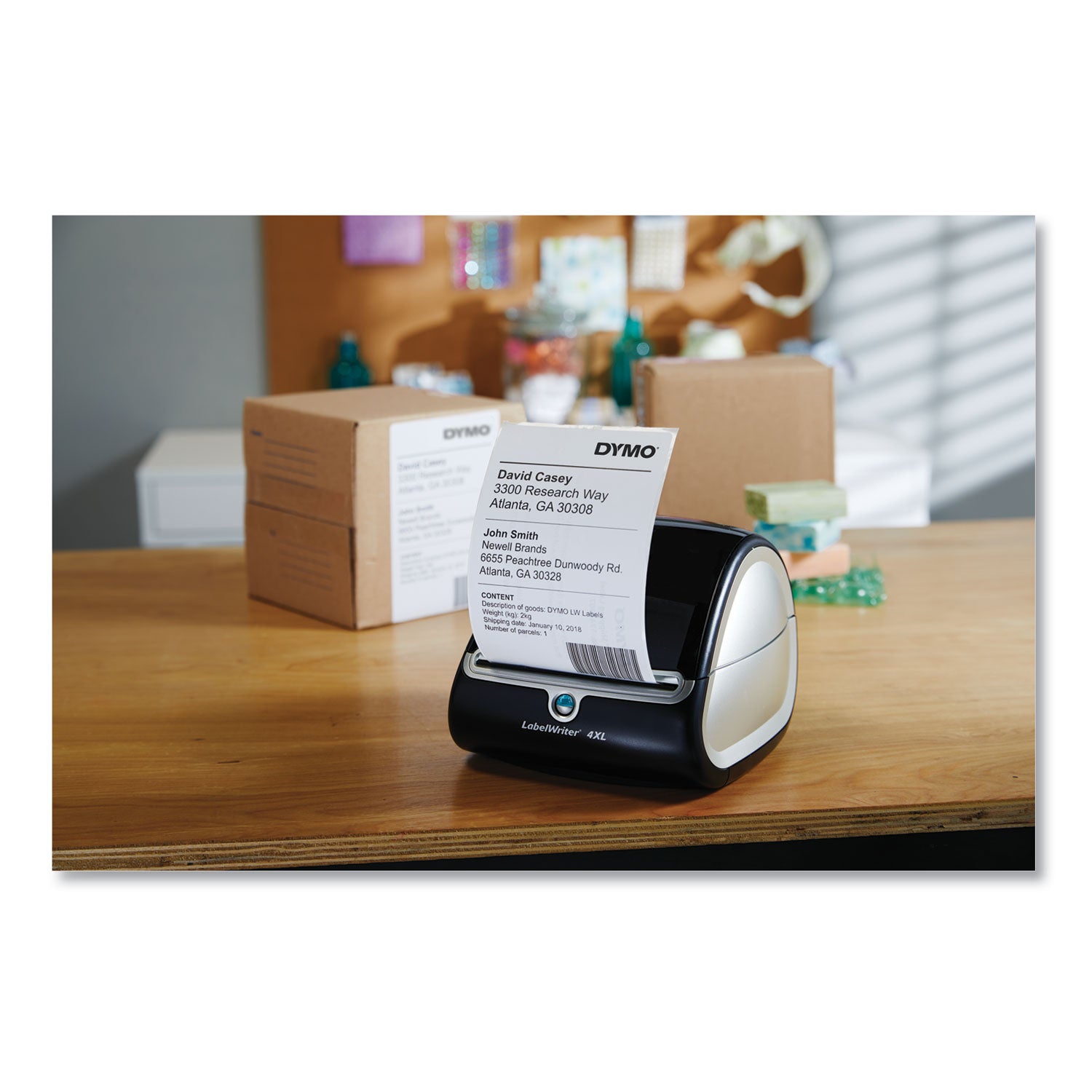 DYMO® LW Extra-Large Shipping Labels, 4" x 6", White, 220 Labels/Roll, 2 Rolls/Pack