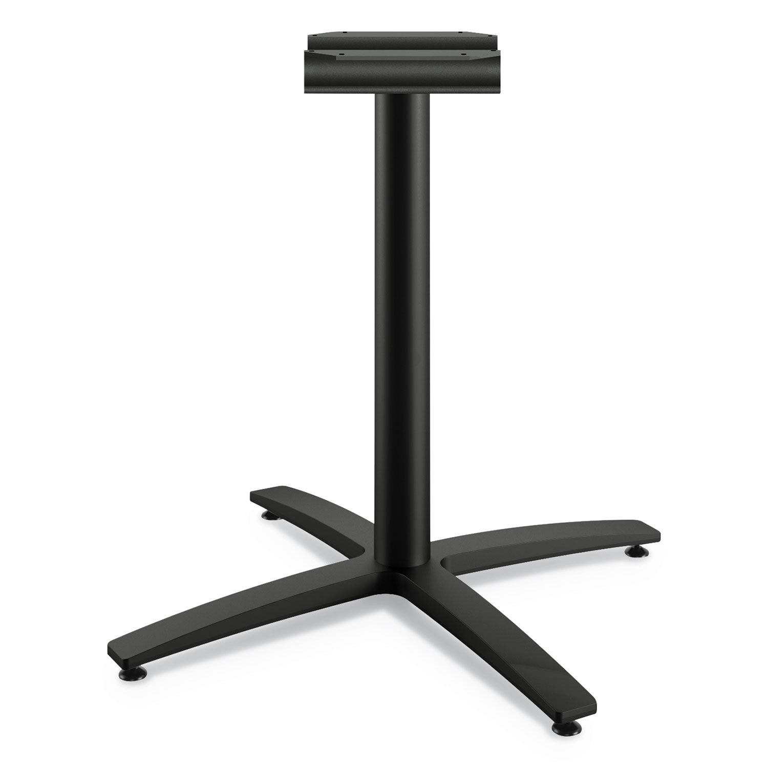 Between Seated-Height X-Base for 42" Table Tops, 32.68w x 29.57h, Black