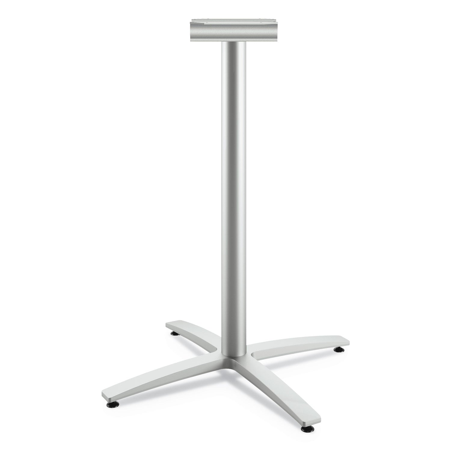 Between Standing-Height X-Base for 30" to 36" Table Tops, 26.18w x 41.12h, Silver