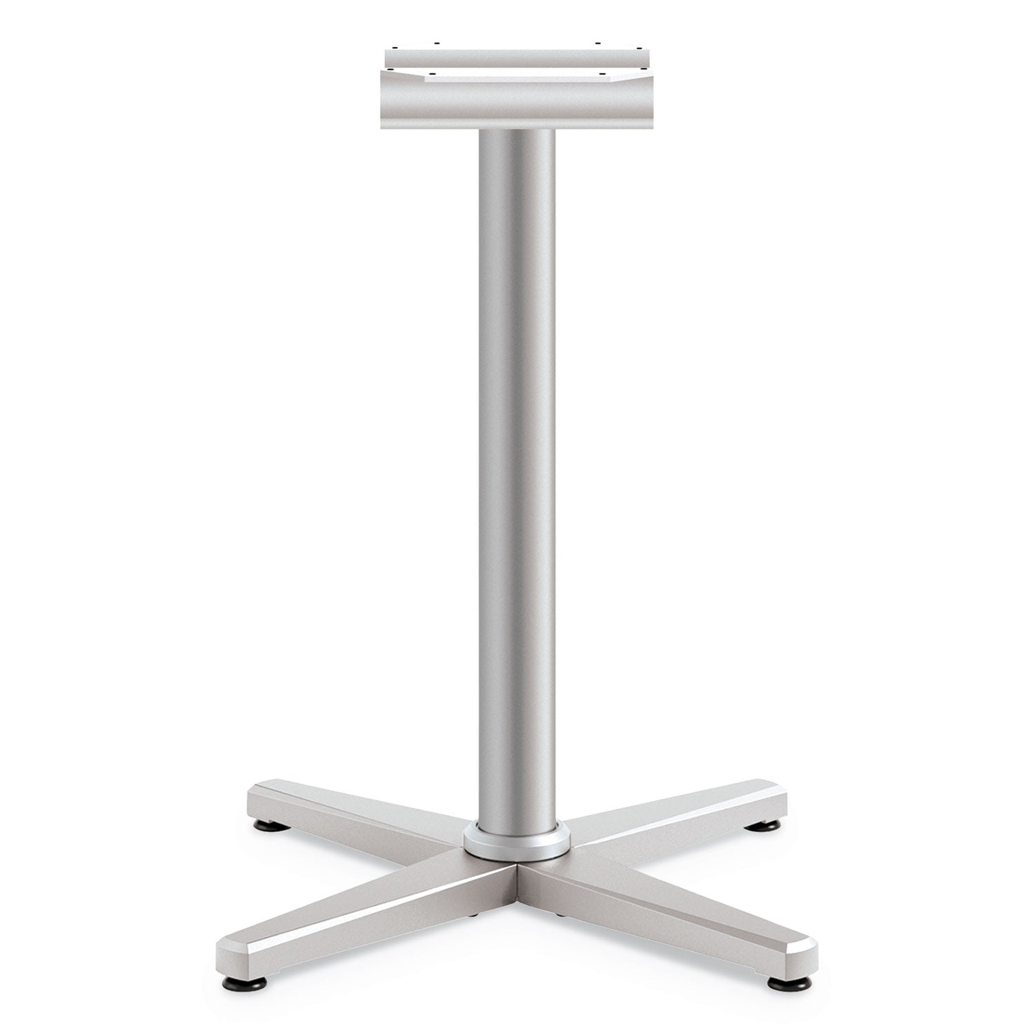 Arrange X-Leg Base for 30" to 36" Tops, 25.59w x 27.88h, Silver