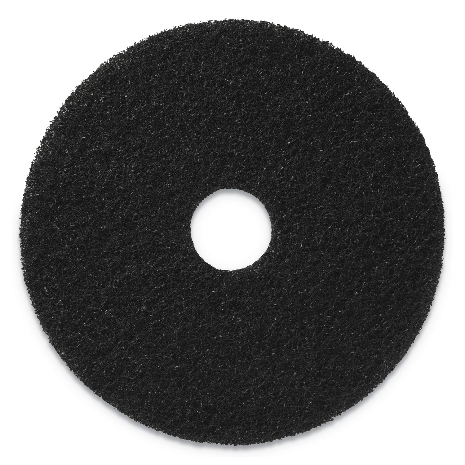 Stripping Pads, 20" Diameter, Black, 5/Carton