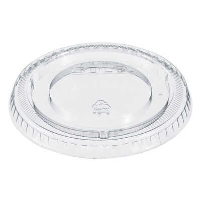SOLO® Non-Vented Cup Lids, Fits 12 oz Cups, Clear, 2,500/Carton - Flipcost
