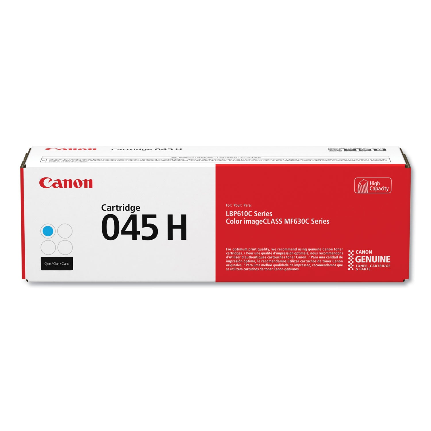 1245C001 (045) High-Yield Toner, 2,200 Page-Yield, Cyan