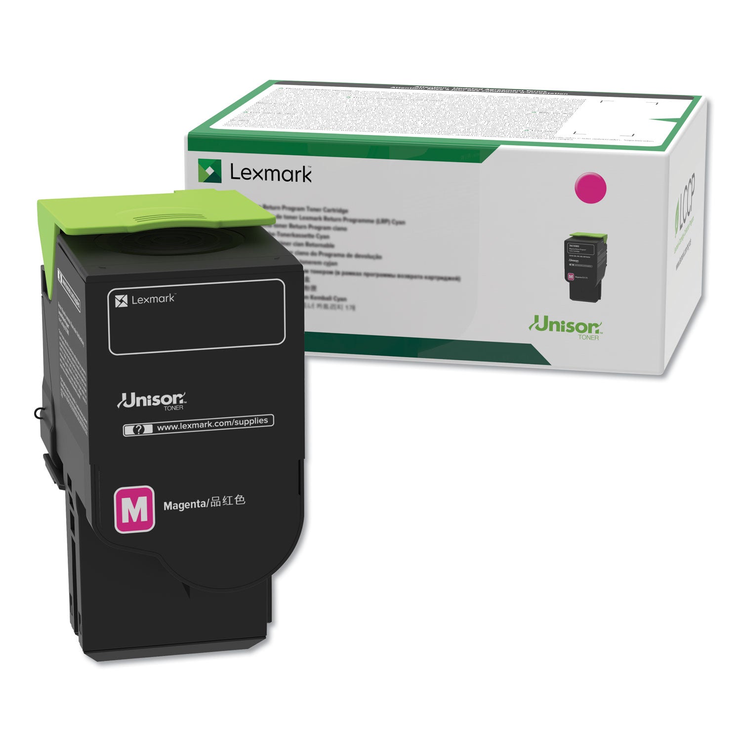 78C10M0 Return Program Toner, 1,400 Page-Yield, Magenta