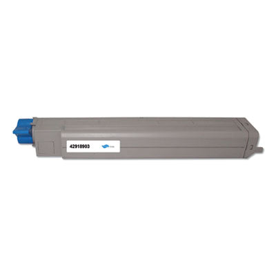 Remanufactured Cyan Toner (Type C7), Replacement for 42918903, 15,000 Page-Yield Flipcost Flipcost