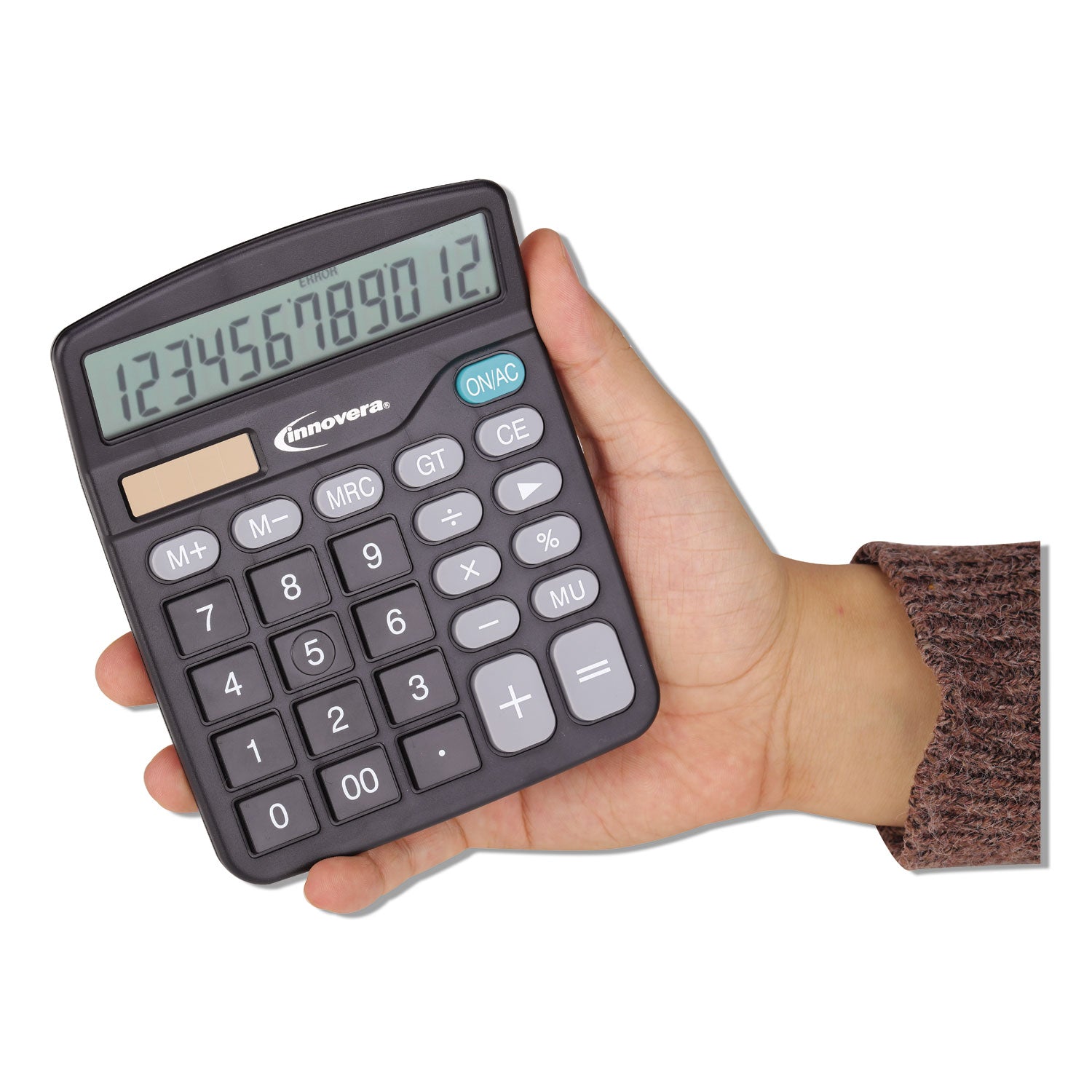 Innovera® 15923 Desktop Calculator, 12-Digit LCD