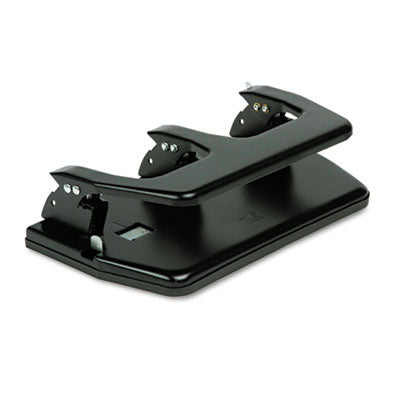 Master® 20-Sheet Heavy-Duty Three-Hole Punch, Oversized Handle, 9/32" Holes, Steel, Black Flipcost Flipcost