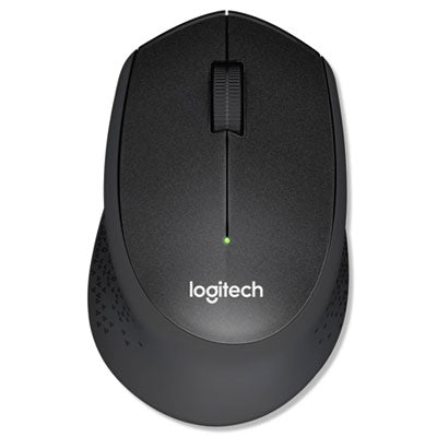 Logitech® M330 Silent Plus Mouse, 2.4 GHz Frequency/33 ft Wireless Range, Right Hand Use, Black Flipcost Flipcost