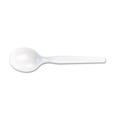 Plastic Cutlery, Heavy Mediumweight Soup Spoon, 100/Box Flipcost Flipcost