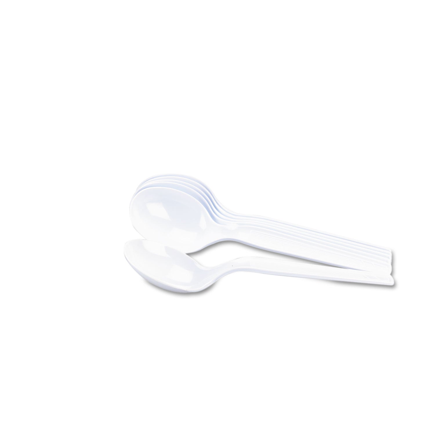 Dixie® Plastic Cutlery, Heavy Mediumweight Soup Spoon, 1,000/Carton