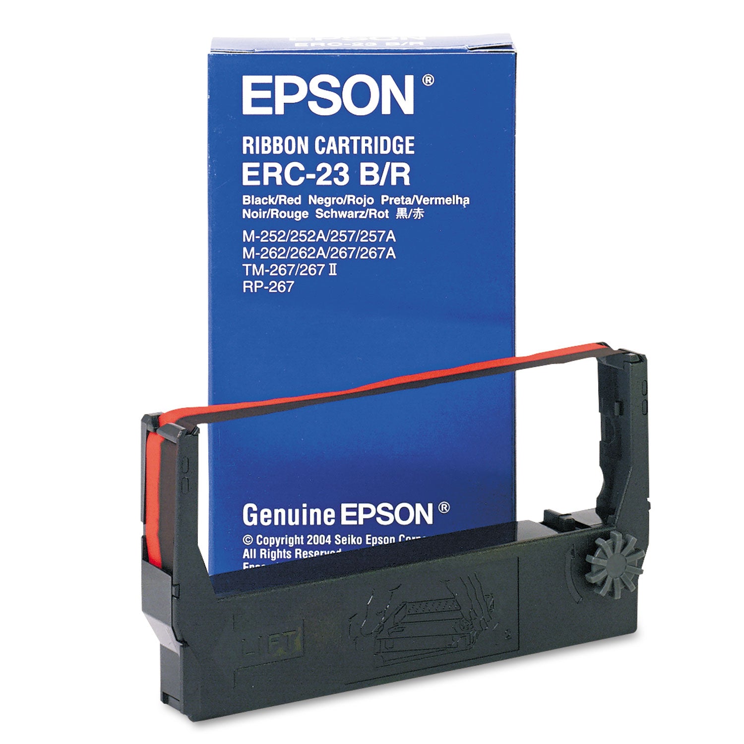 ERC23BR Ribbon, Black/Red Epson® Flipcost