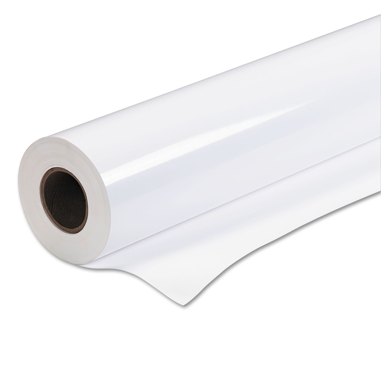 Premium Glossy Photo Paper Roll, 2" Core, 7 mil, 36" x 100 ft, Glossy White