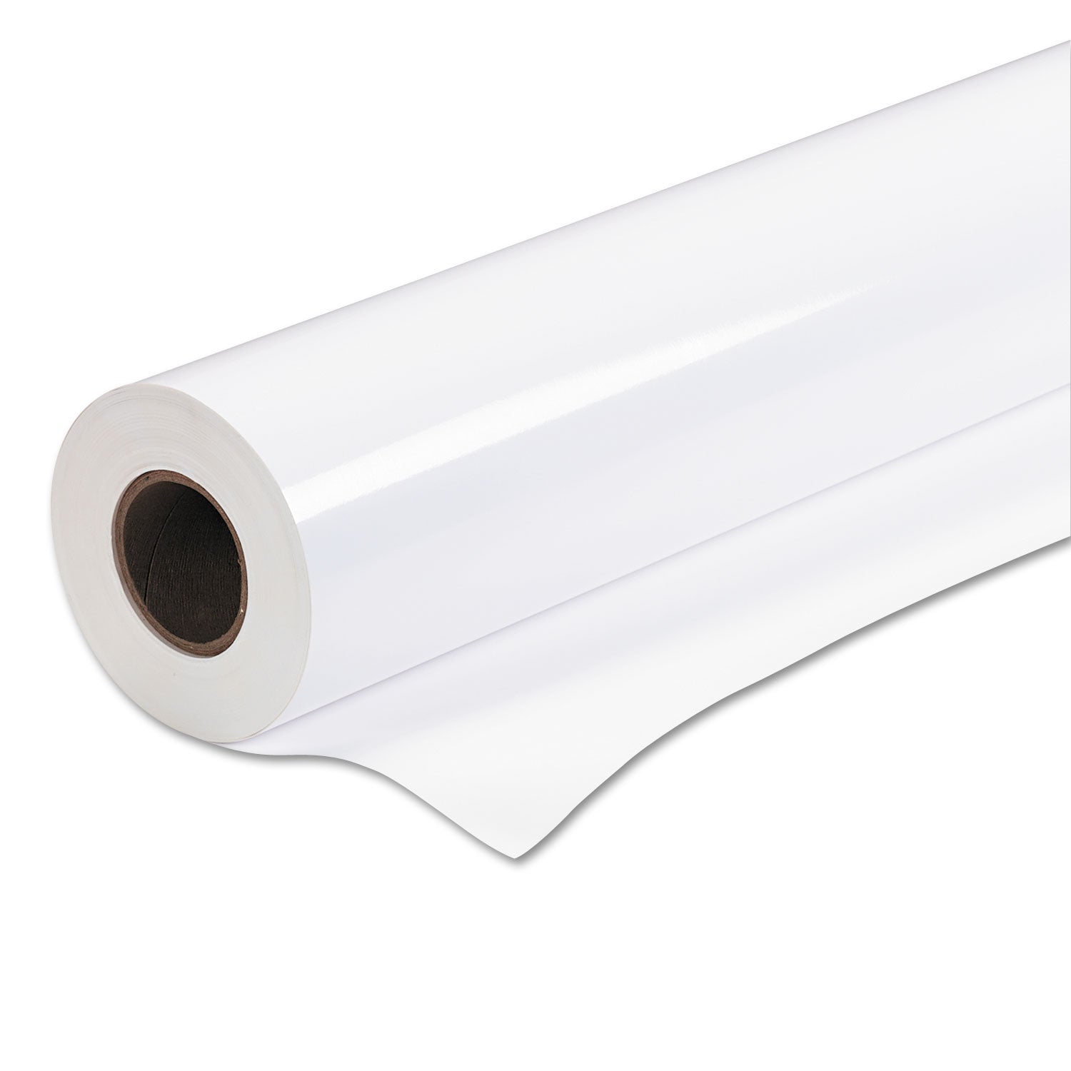 Premium Glossy Photo Paper Roll, 2" Core, 7 mil, 44" x 100 ft, Glossy White