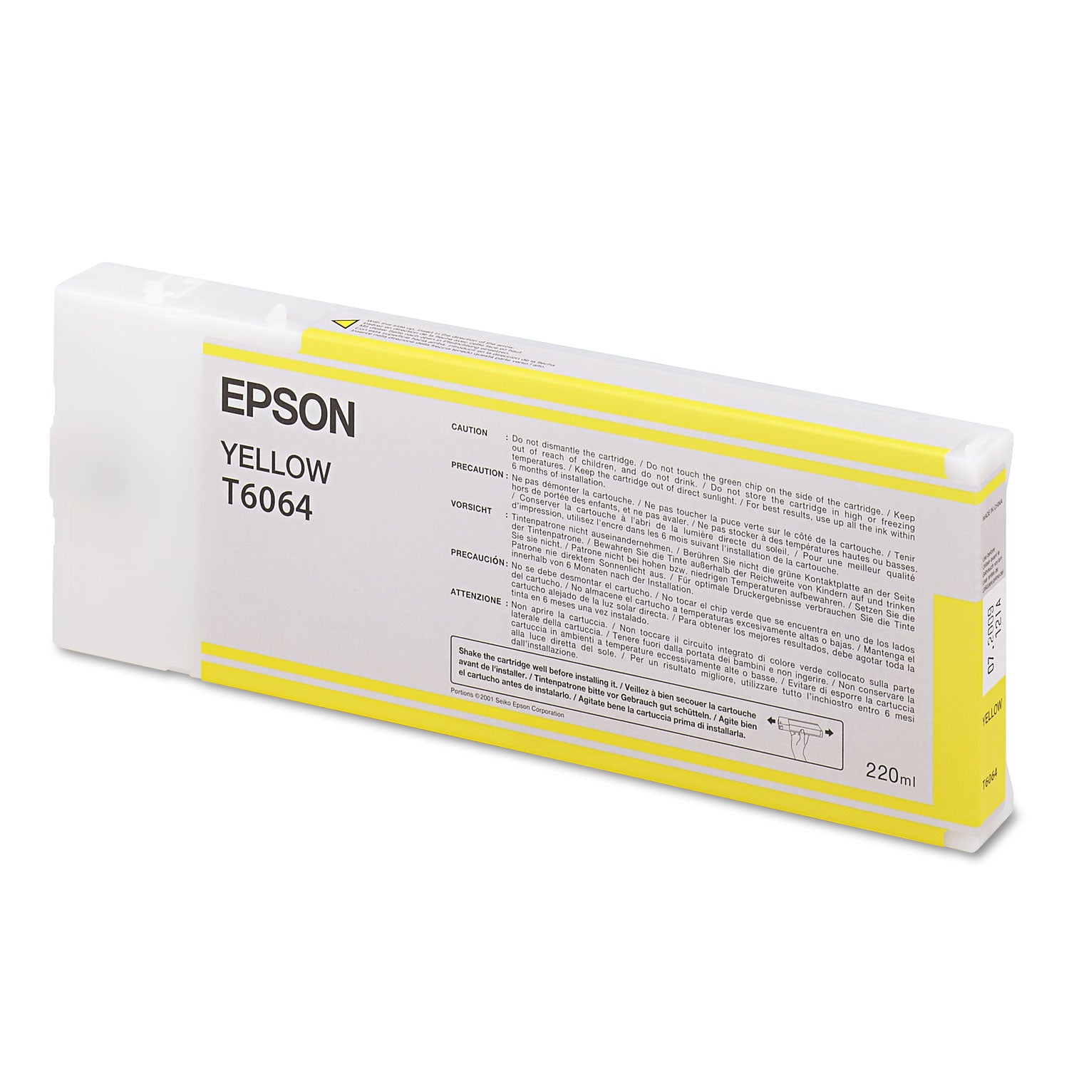 Epson® T606400 (60) Ink, Yellow