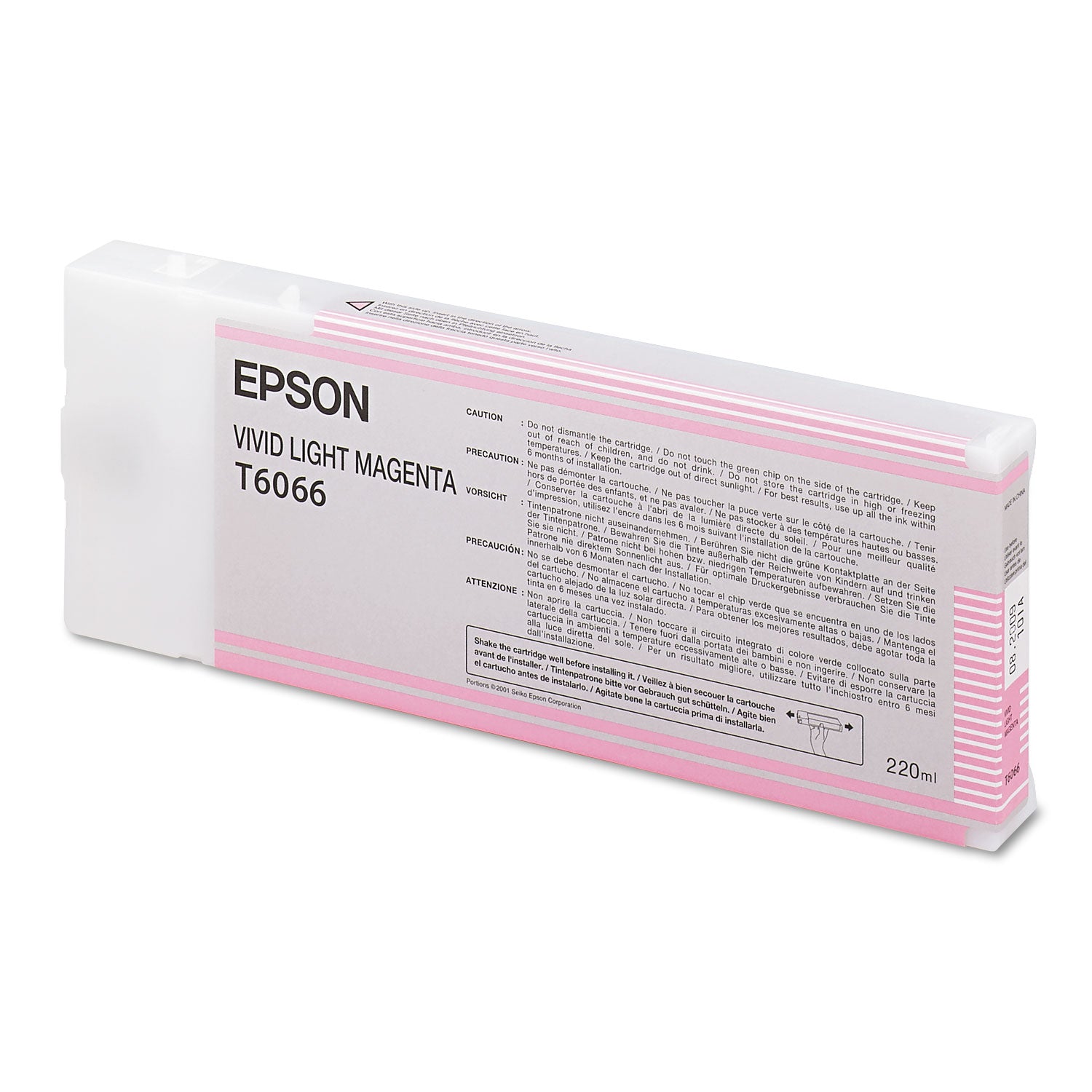 Epson® T606600 (60) Ink, Vivid Light Magenta