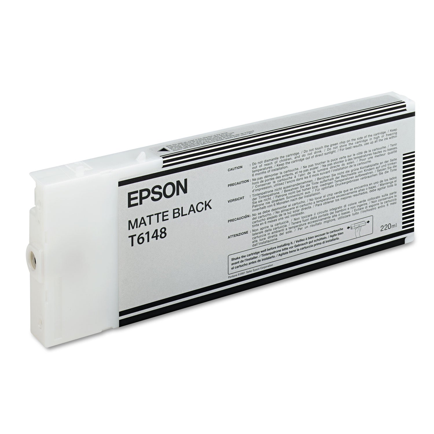 Epson® T614800 (61) Ink, Matte Black